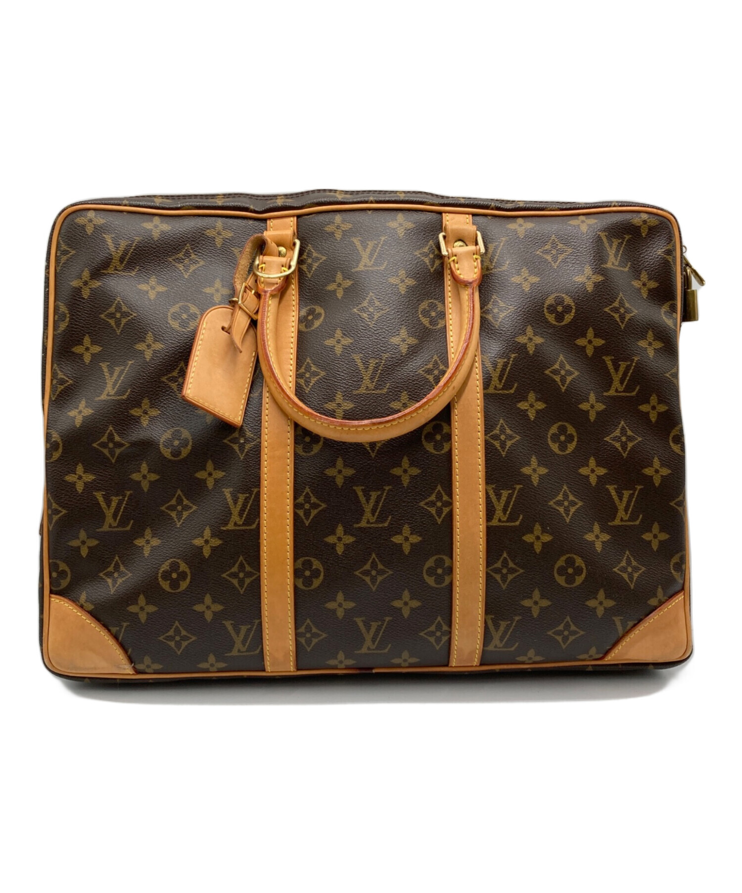 LOUIS VUITTON ルイ・ヴィトン ポルト ドキュマン・ヴォワヤージュ ブリーフケース M53361 中古・古着通販】LOUIS VUITTON (ルイ ヴィトン) ポルト ドキュマン