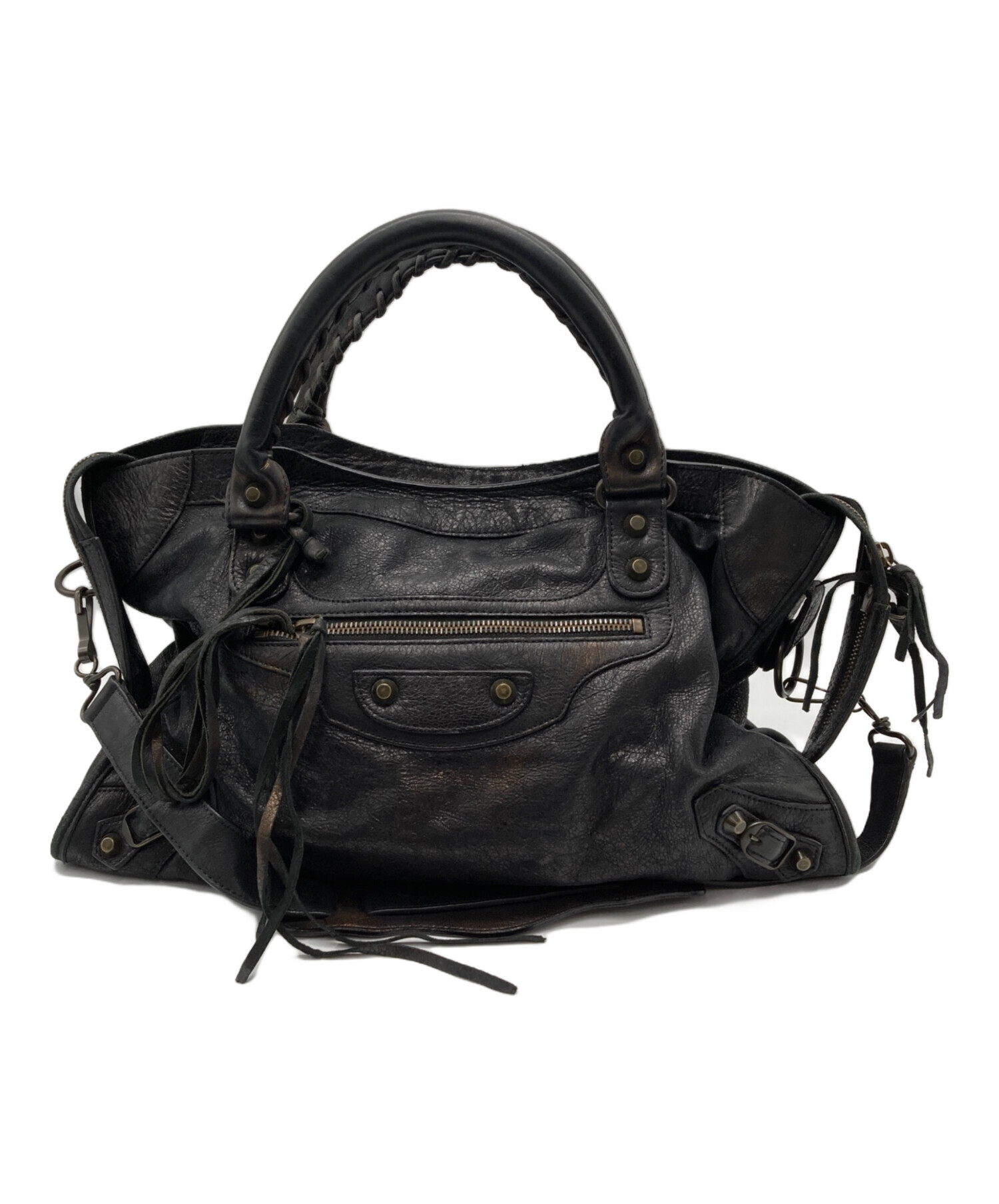 中古・古着通販】BALENCIAGA (バレンシアガ) ザ・シティ ハンドバッグ 