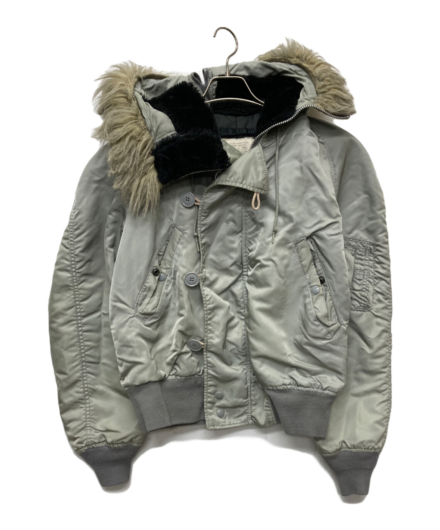 中古・古着通販】ALPHA (アルファ) N-2Bフライトジャケット グリーン