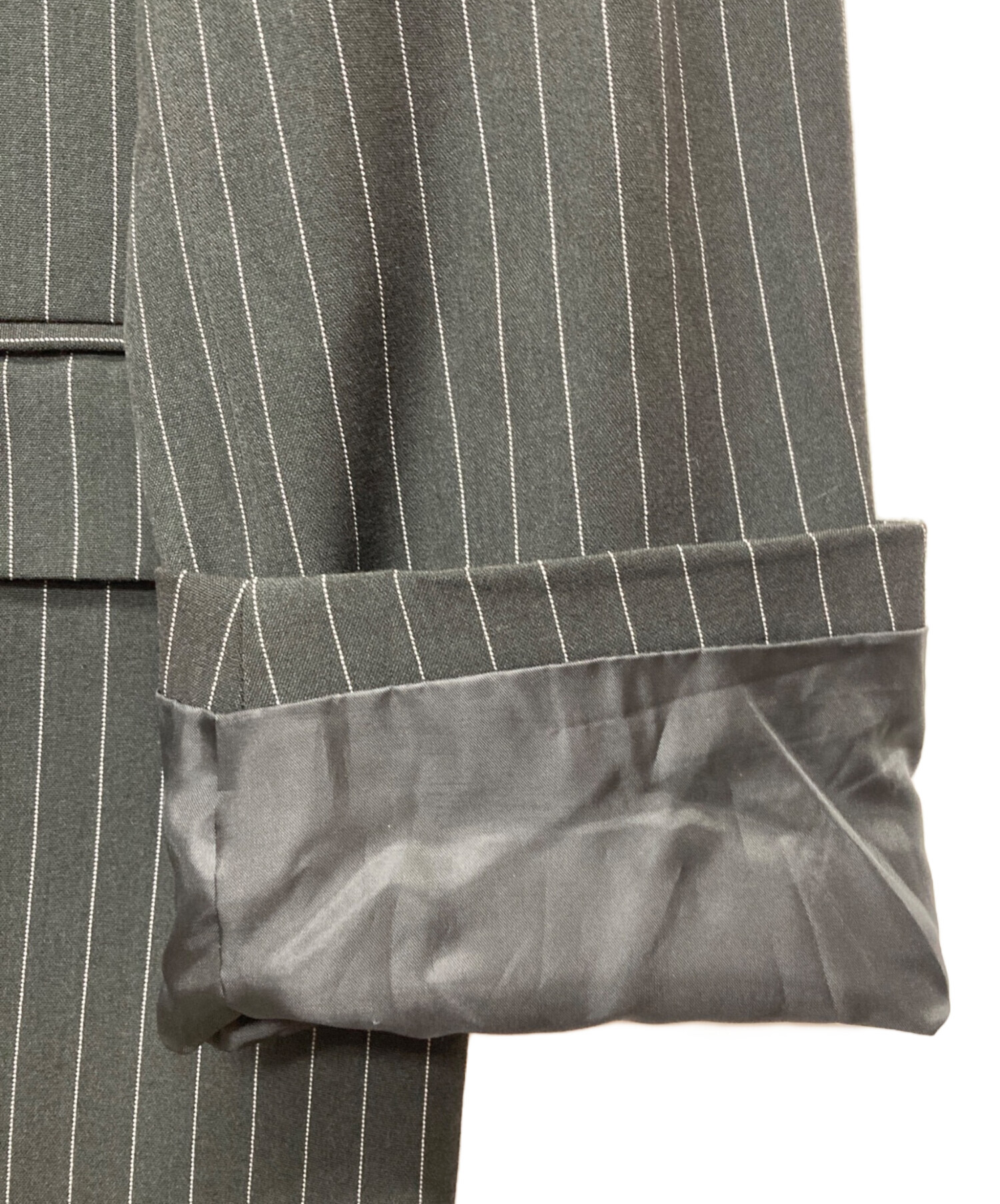 中古・古着通販】seyto (セイト) カットデザインストライプテーラード