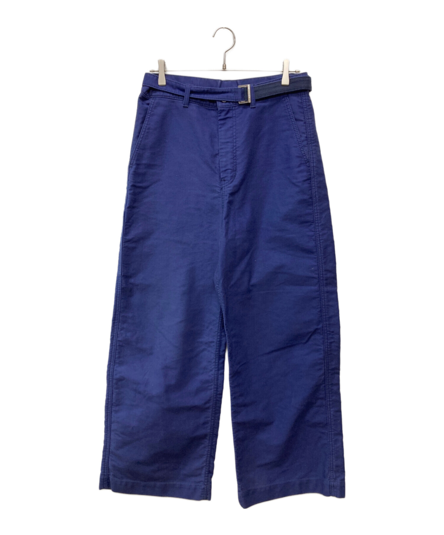 中古・古着通販】sacai (サカイ) Moleskin Pants ブルー サイズ:2