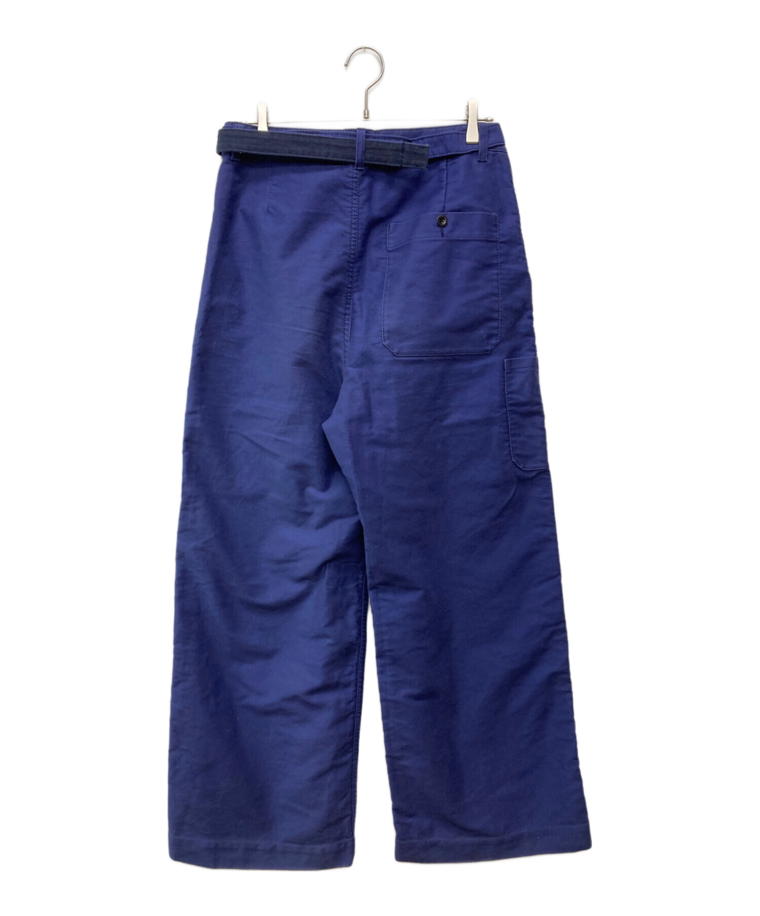 24ss sacaiモールスキンパンツ Moleskin ブルー系 2 メンズ 中古・古着通販】sacai (サカイ) Moleskin Pants ブルー サイズ:2