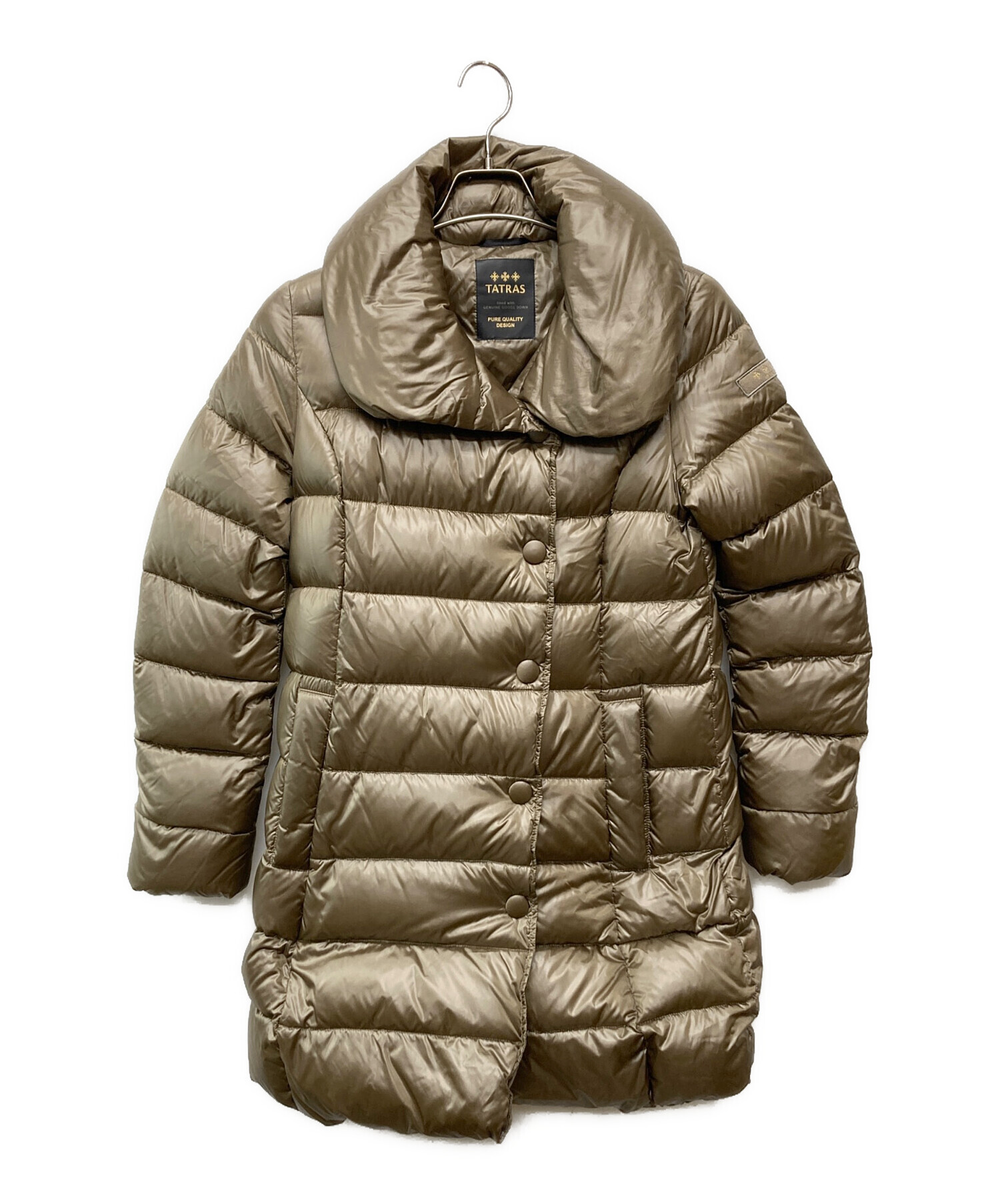 中古・古着通販】TATRAS (タトラス) AMANDAダウンコート ブラウン 
