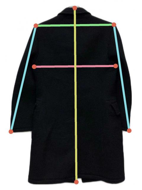 JUNYA WATANABE MAN マンテココラボ　チェスターコート XS 中古・古着通販】JUNYA WATANABE MAN (ジュンヤワタナベマン) ウール