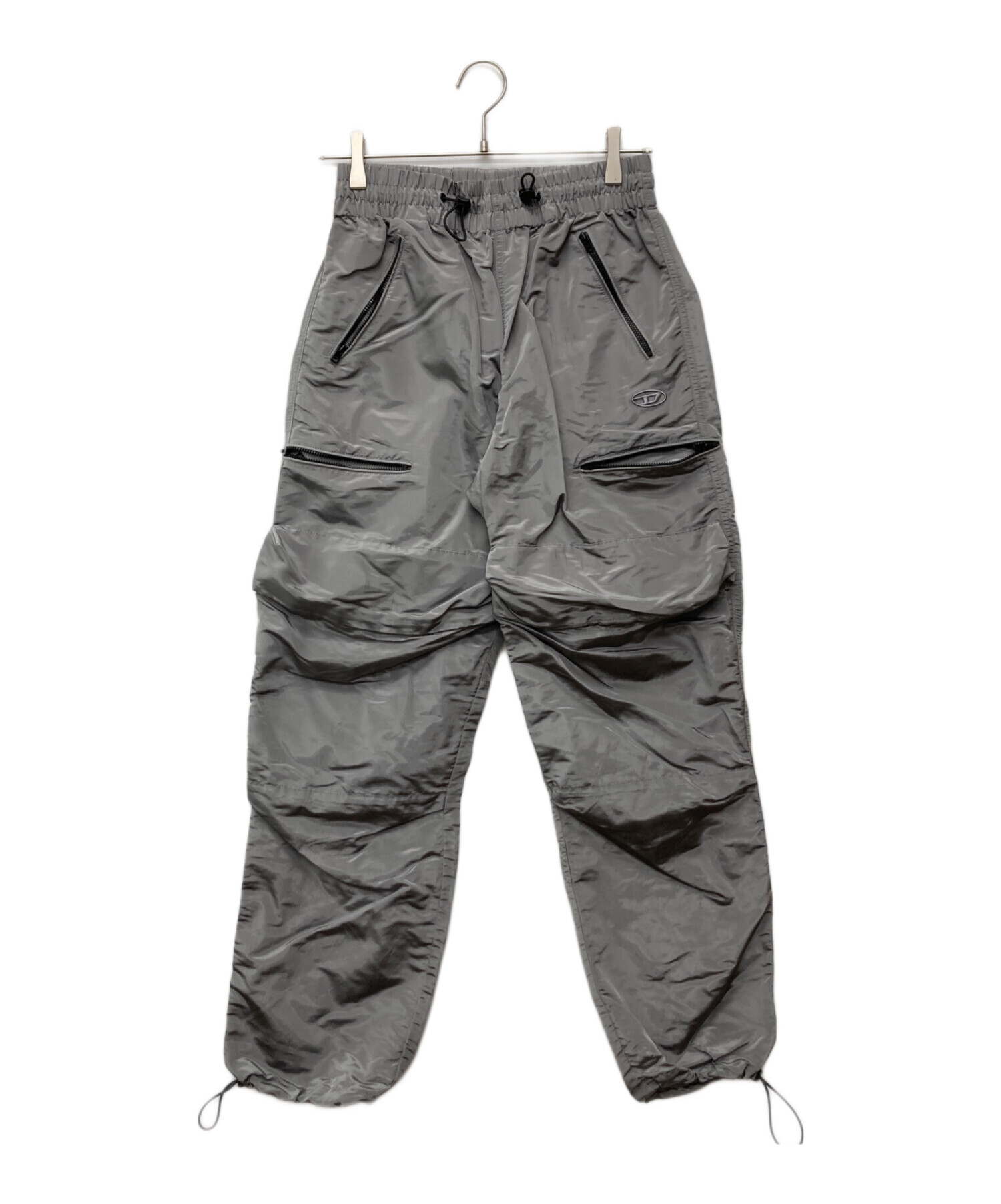 中古・古着通販】DIESEL (ディーゼル) WINDALナイロンパンツ シルバー