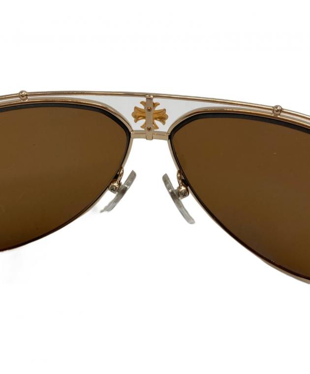 正規品　クロムハーツ　サングラス　KUFANNAW Ⅱ ゴールド　付属品完備 中古・古着通販】CHROME HEARTS (クロムハーツ) KUFANNAW II