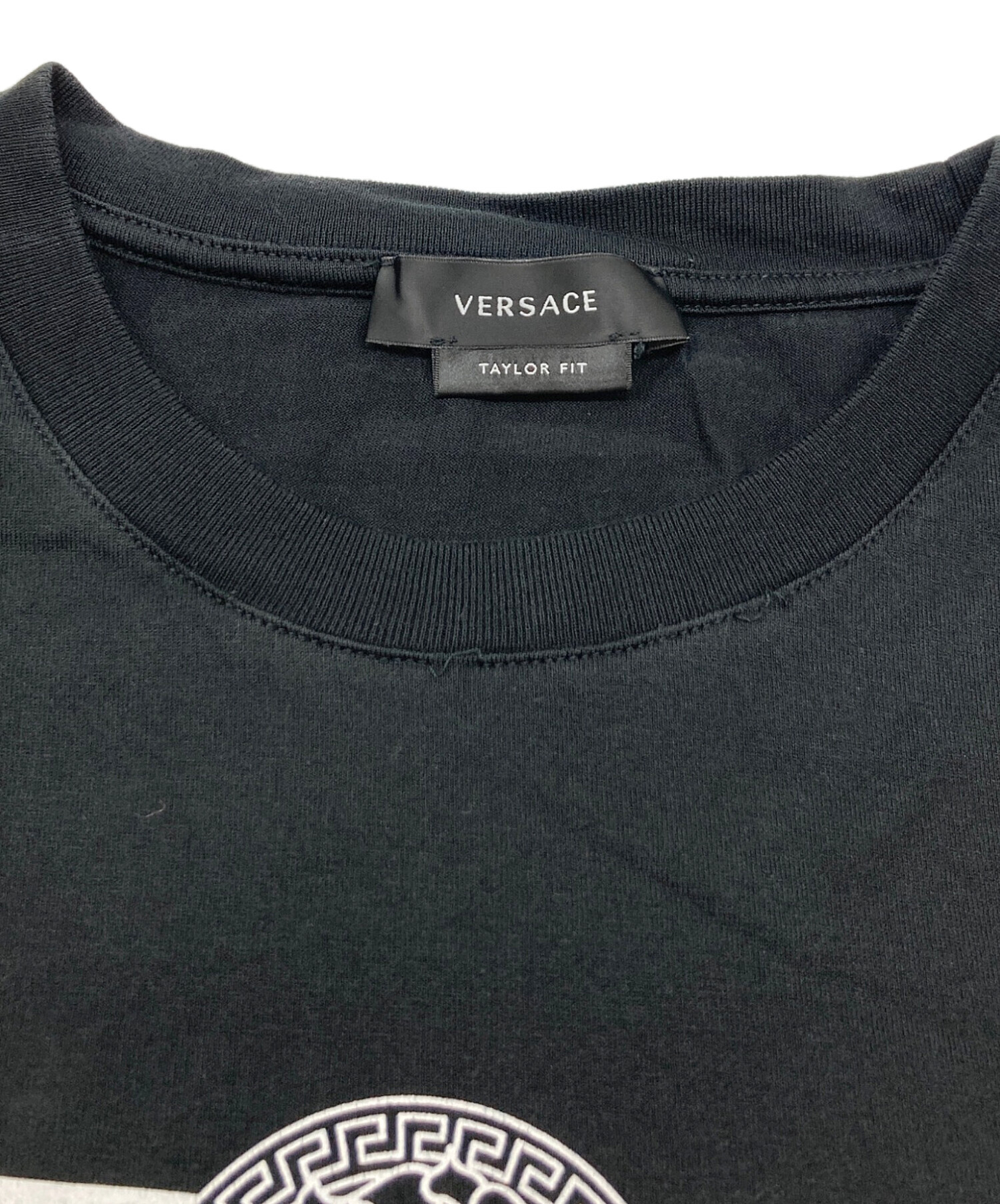 中古・古着通販】VERSACE (ヴェルサーチェ) グレカ メドゥーサ ロゴ T