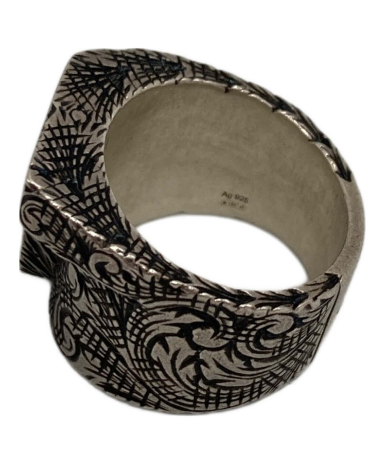 中古・古着通販】GUCCI (グッチ) アラベスク柄イニシャルリング