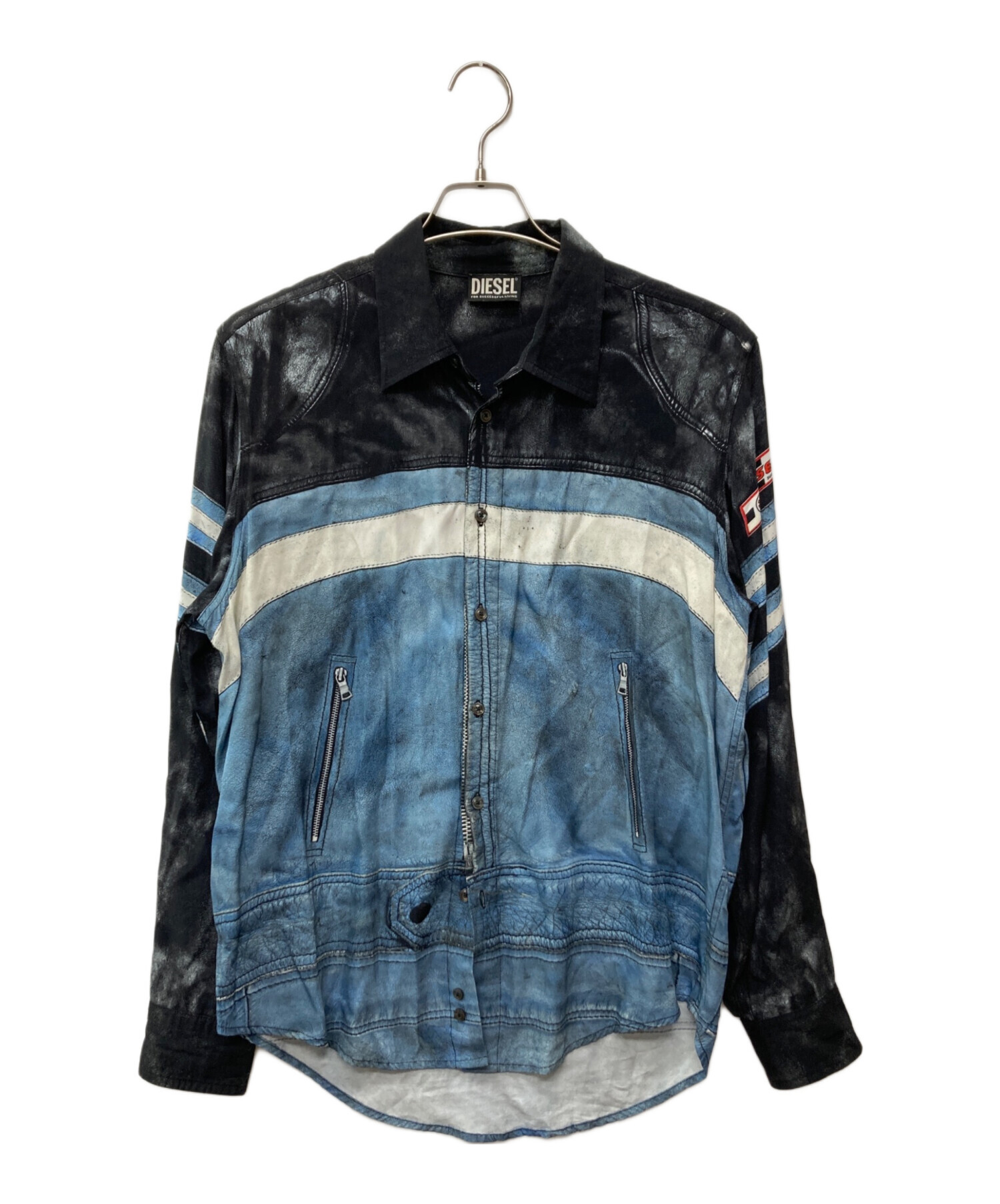 中古・古着通販】DIESEL (ディーゼル) 転写プリントトロンプルイユ