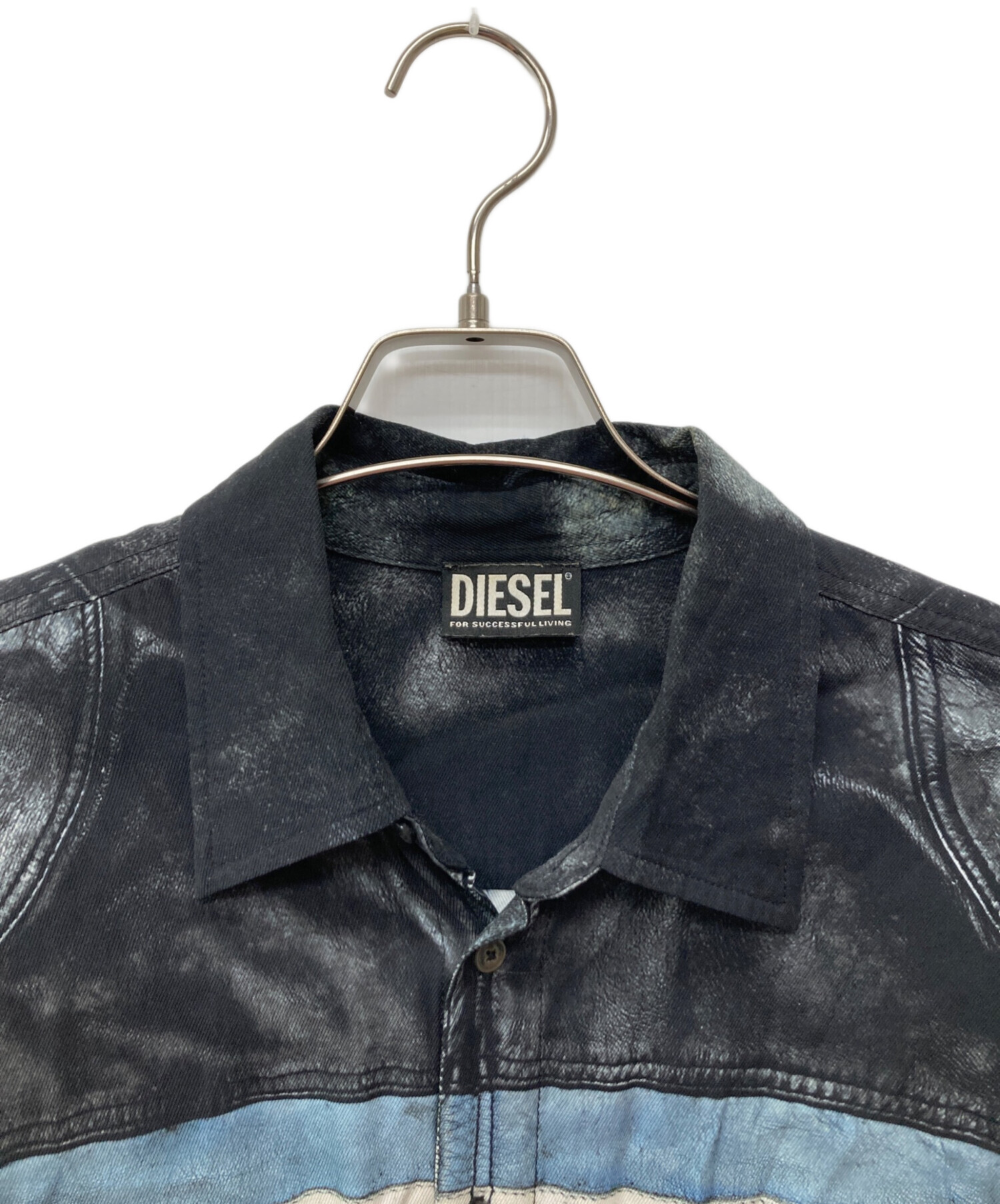 中古・古着通販】DIESEL (ディーゼル) 転写プリントトロンプルイユ