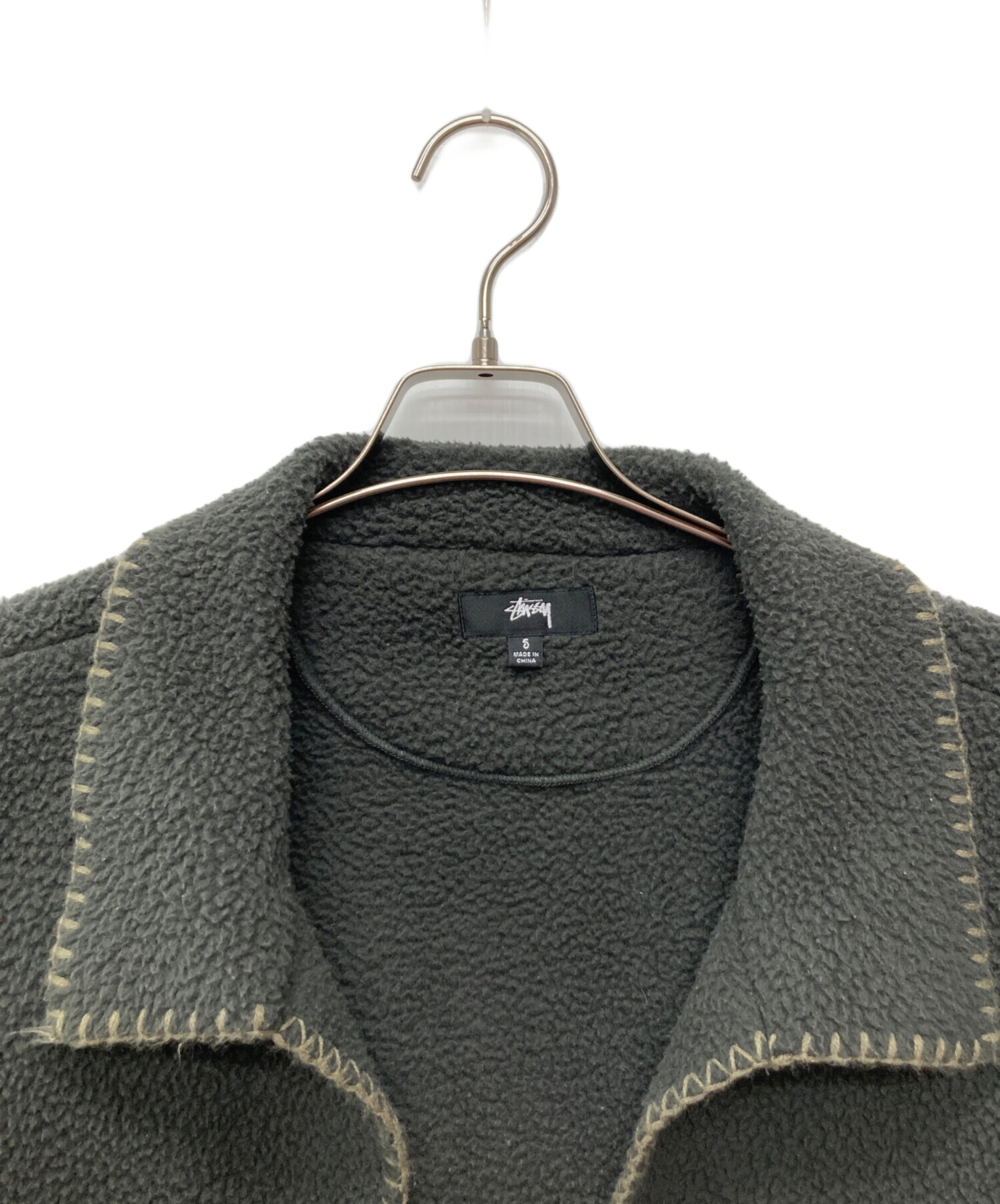 中古・古着通販】stussy (ステューシー) Woodsy Blanket Stitch Fleece