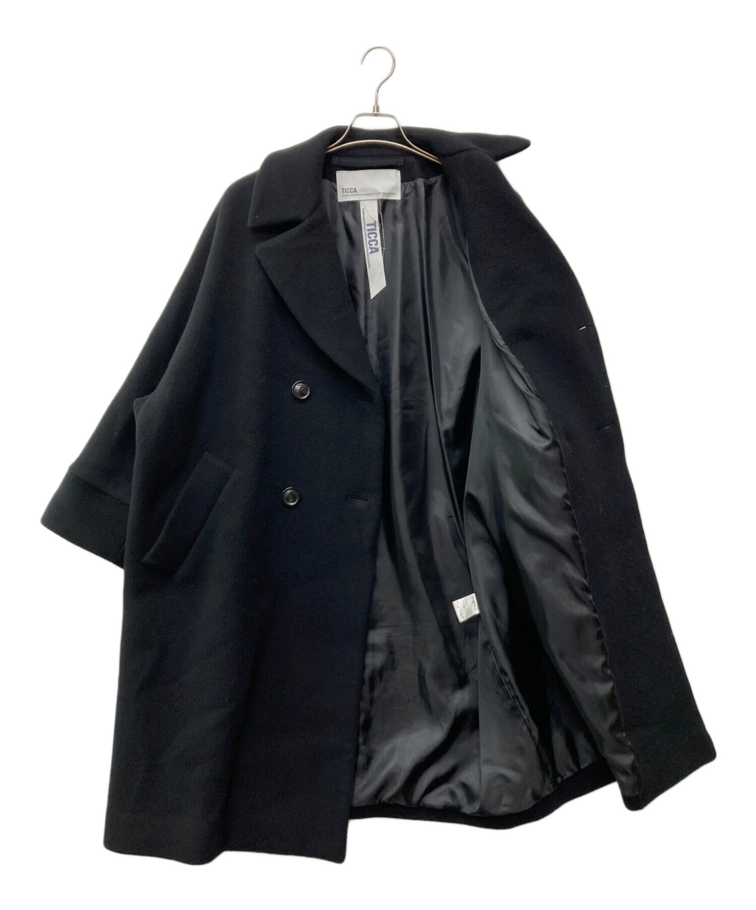 中古・古着通販】TICCA (ティッカ) テントコート/0223410173 ブラック