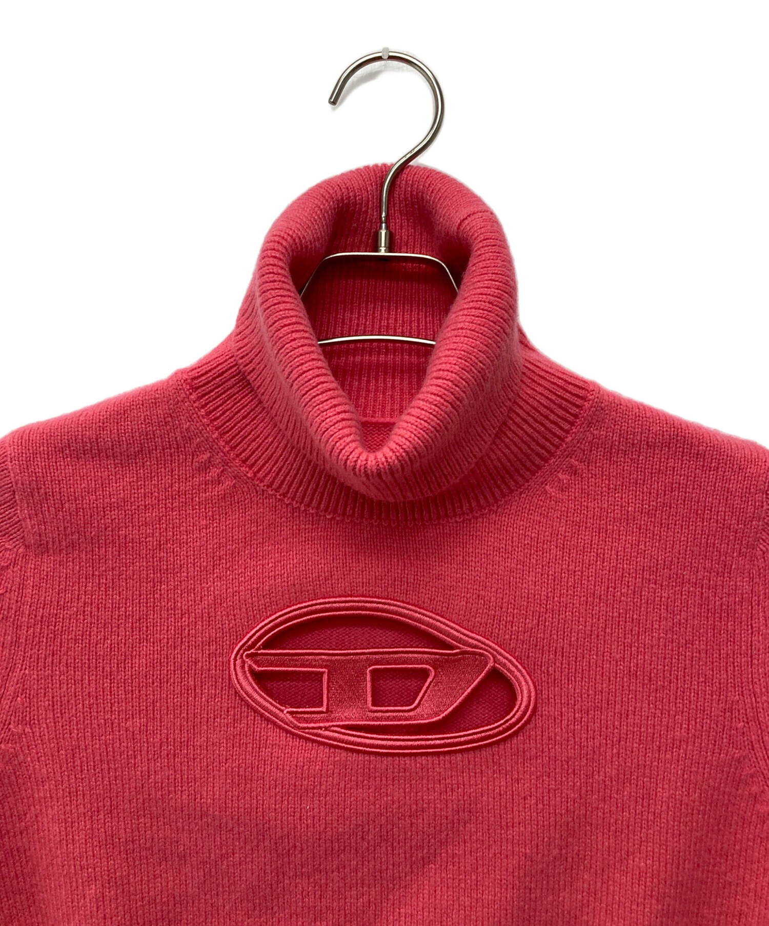 中古・古着通販】DIESEL (ディーゼル) Dロゴデザイン半袖ニット/A06713