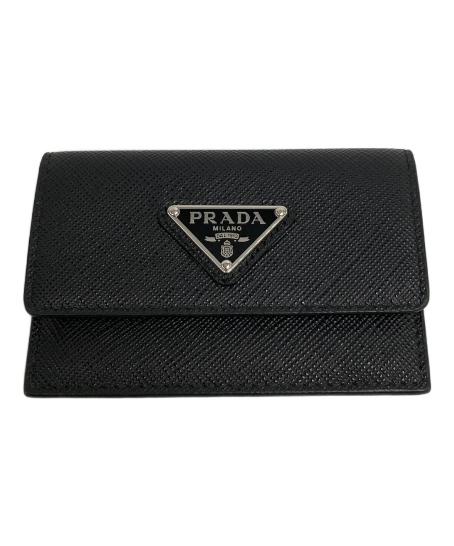 中古・古着通販】PRADA (プラダ) サフィアーノレザートライアングル