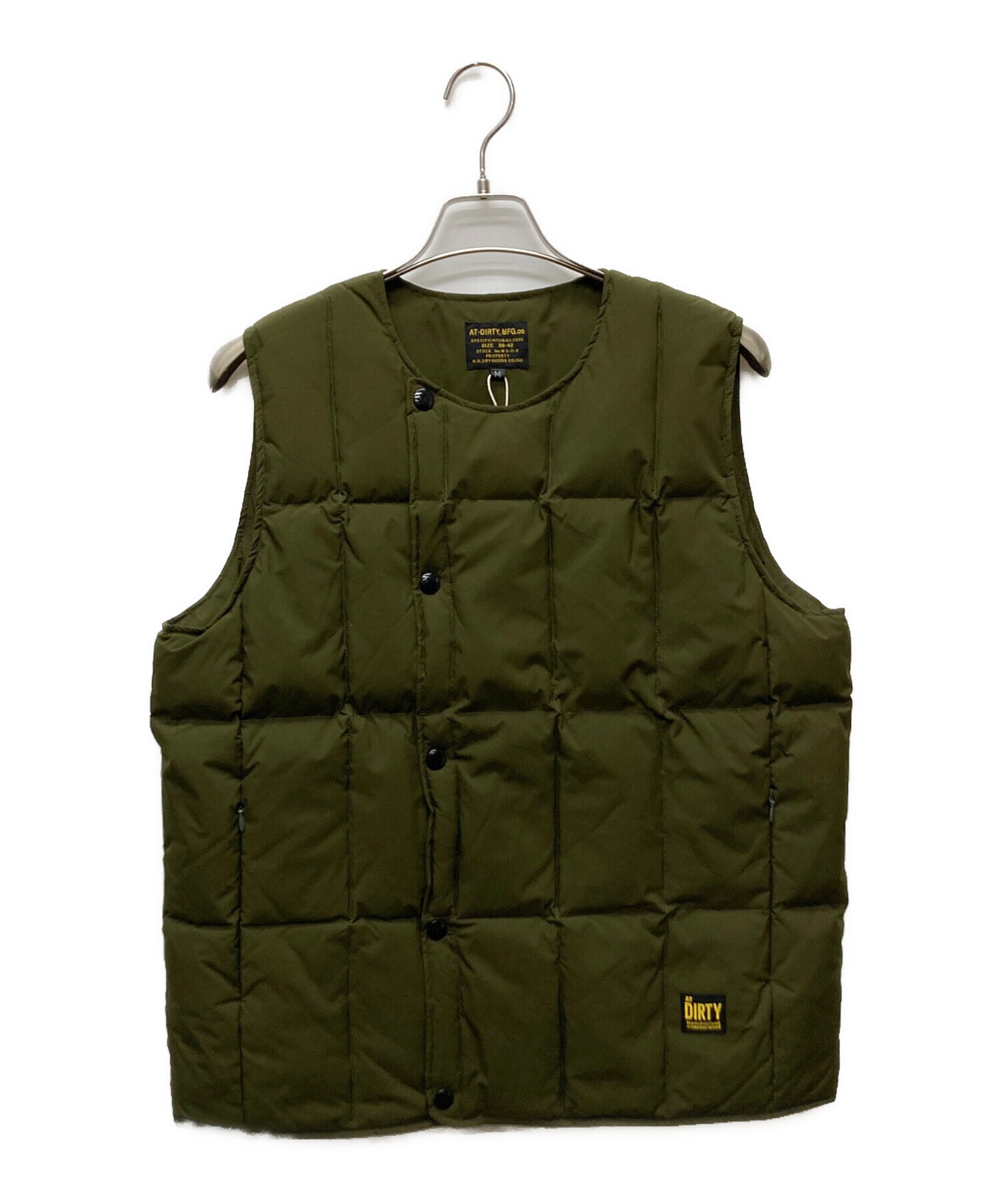 中古・古着通販】AT-DIRTY (アットダーティ) ATD-ARMOR DOWN VEST