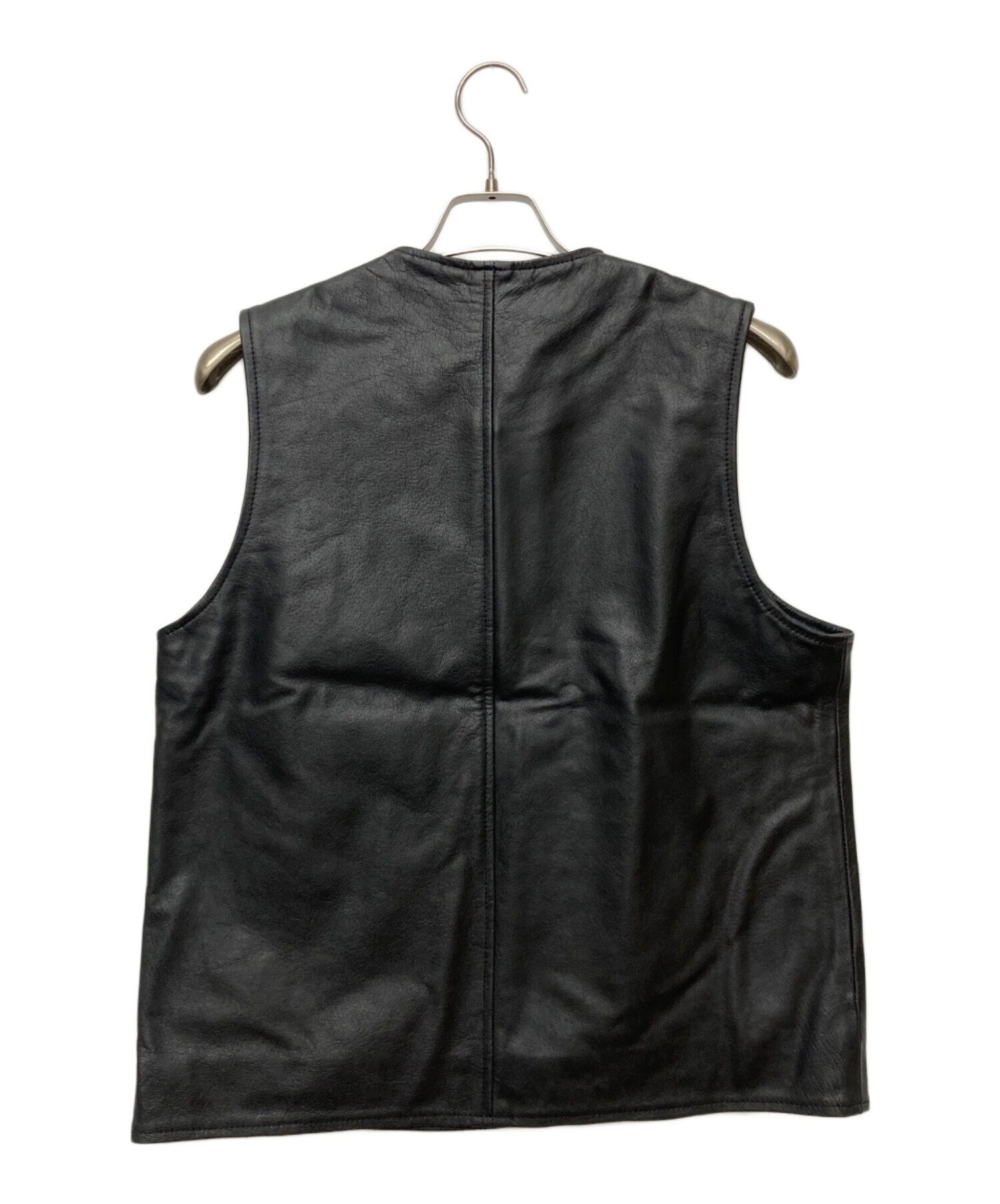 中古・古着通販】AT-DIRTY (アットダーティ) JERKIN LEATHER VEST/2839