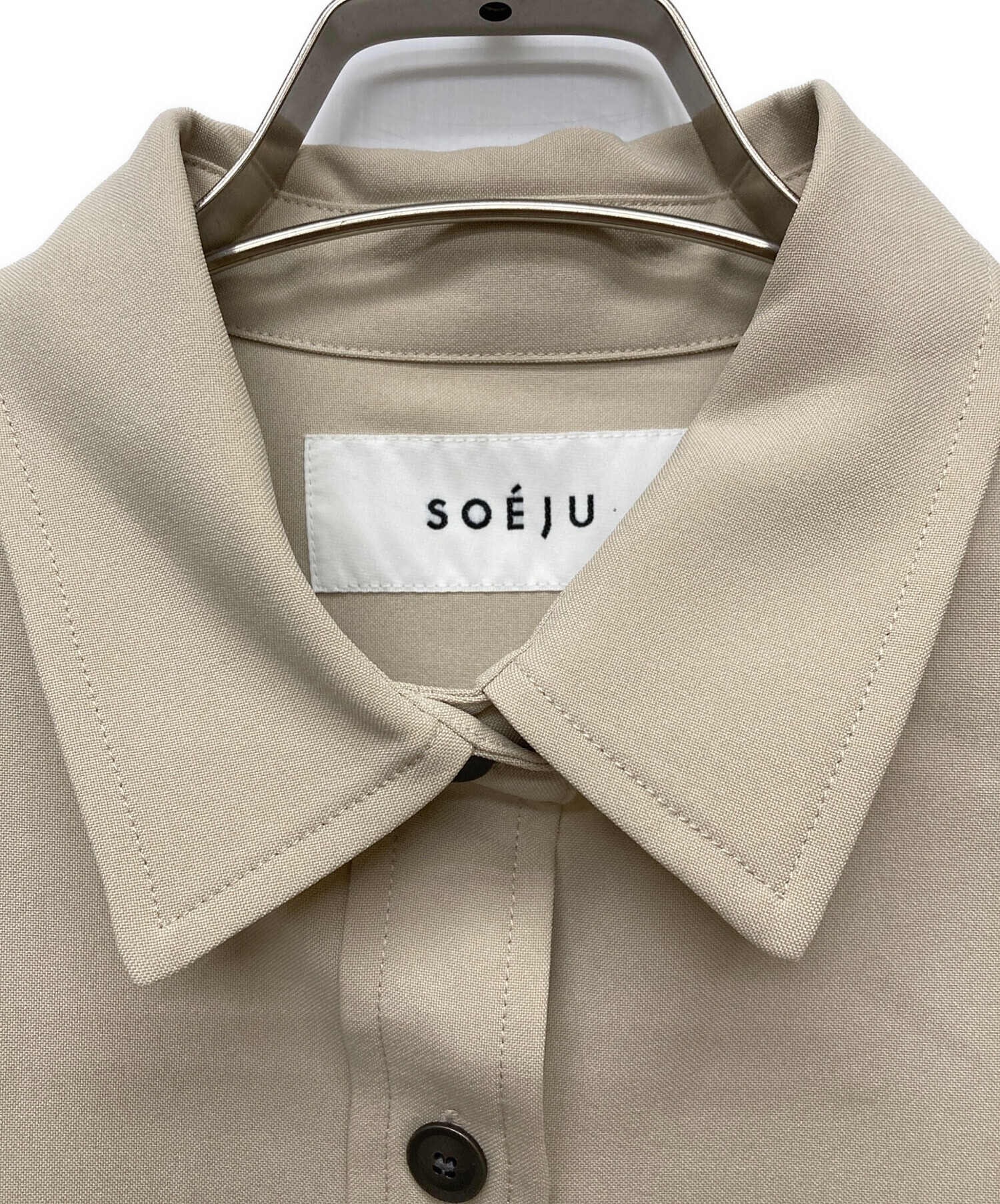 中古・古着通販】SOEJU (ソージュ) ソフトオックスシャツワンピース/S