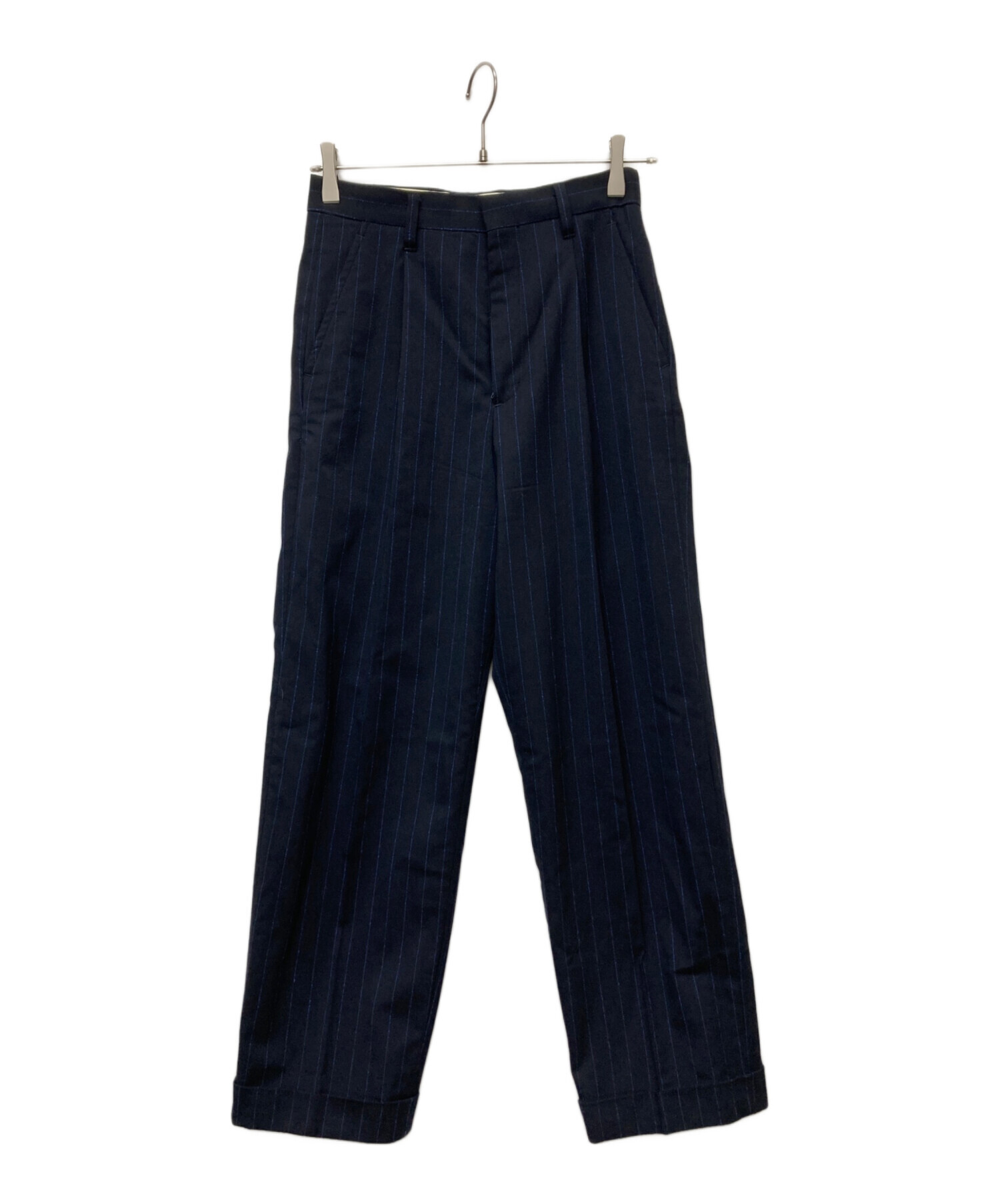 SHINZONE DOUBLE CUFF PINSTRIPE TROUSERS 【公式通販】