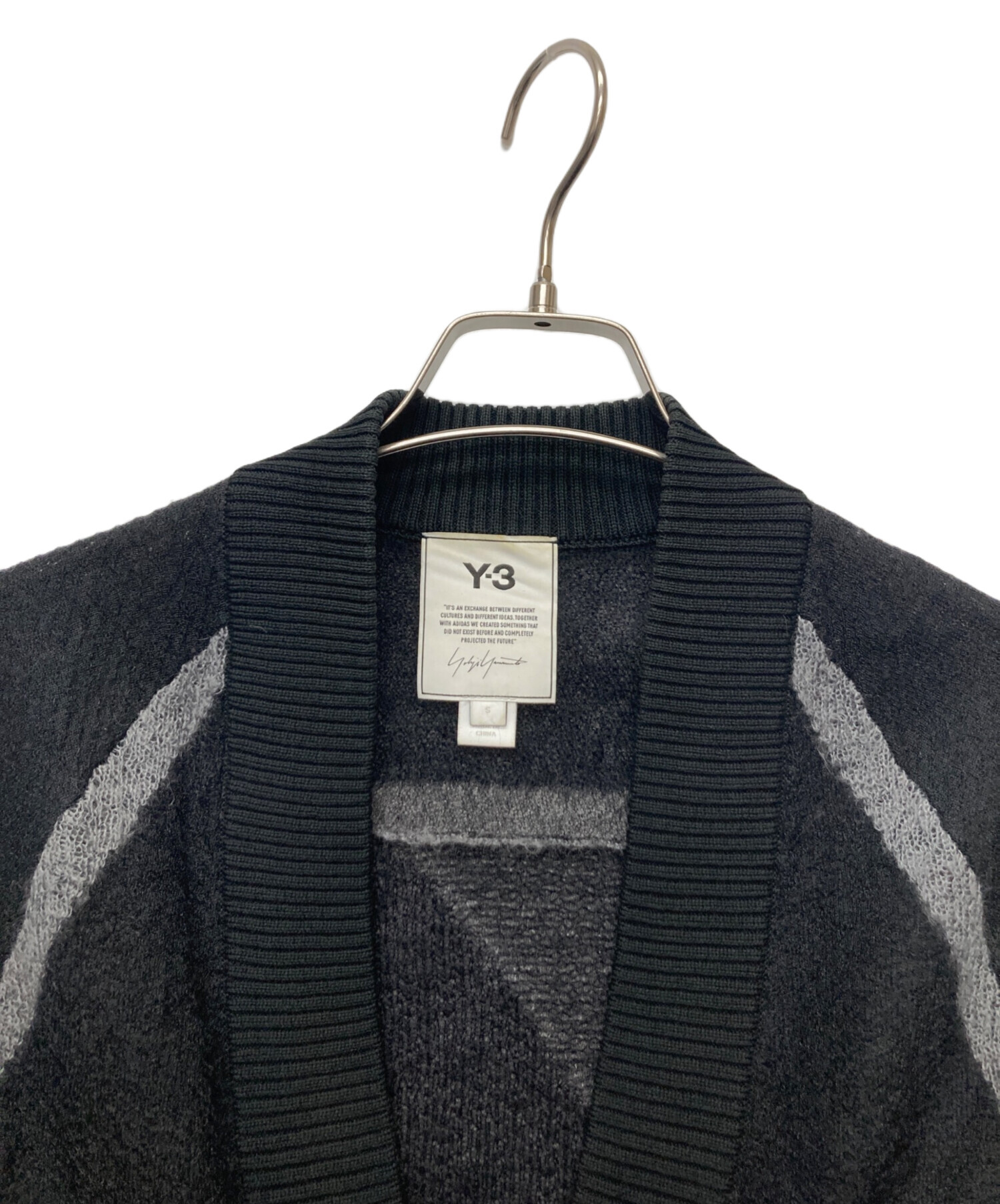 中古・古着通販】Y-3 (ワイスリー) CLASSIC SHEER KNIT CARDIGAN