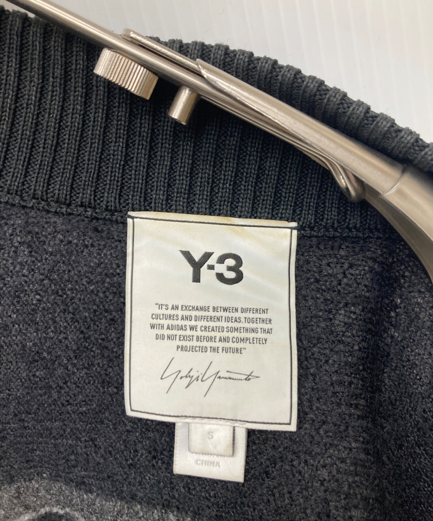 中古・古着通販】Y-3 (ワイスリー) CLASSIC SHEER KNIT CARDIGAN