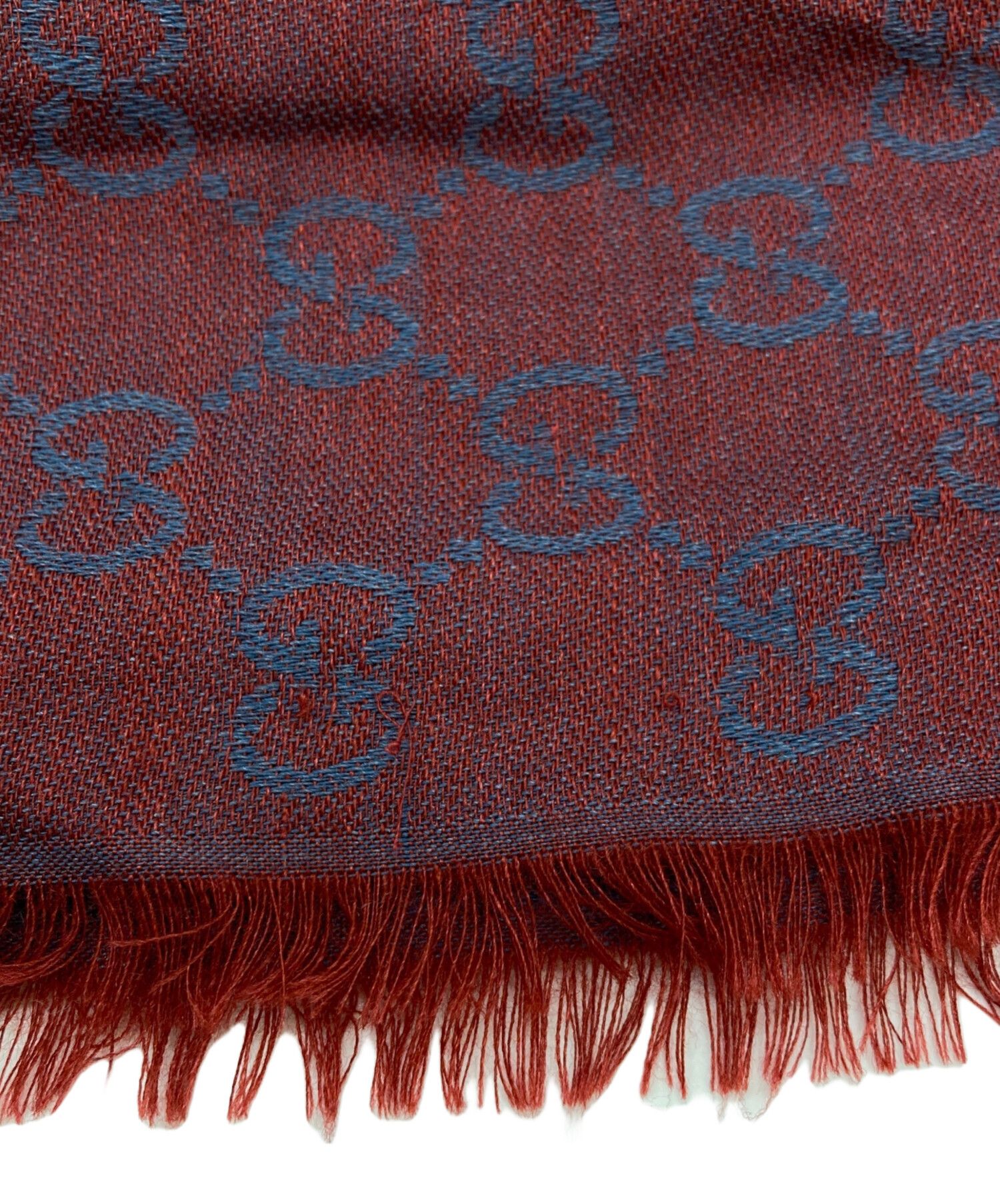中古・古着通販】GUCCI (グッチ) GG/グッチシマ柄シルクウールストール