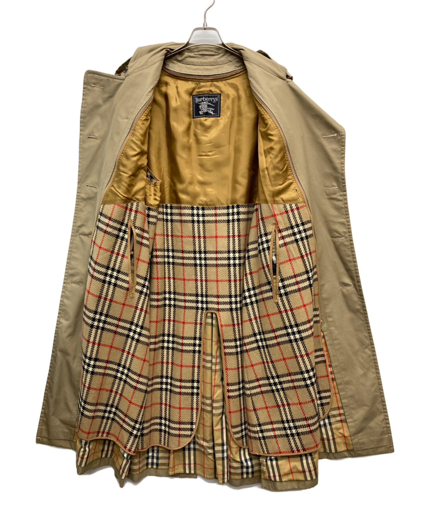 中古・古着通販】Burberry's (バーバリーズ) ライナー付きトレンチ 中古・古着通販】Burberry's (バーバリーズ) ライナー付きトレンチ