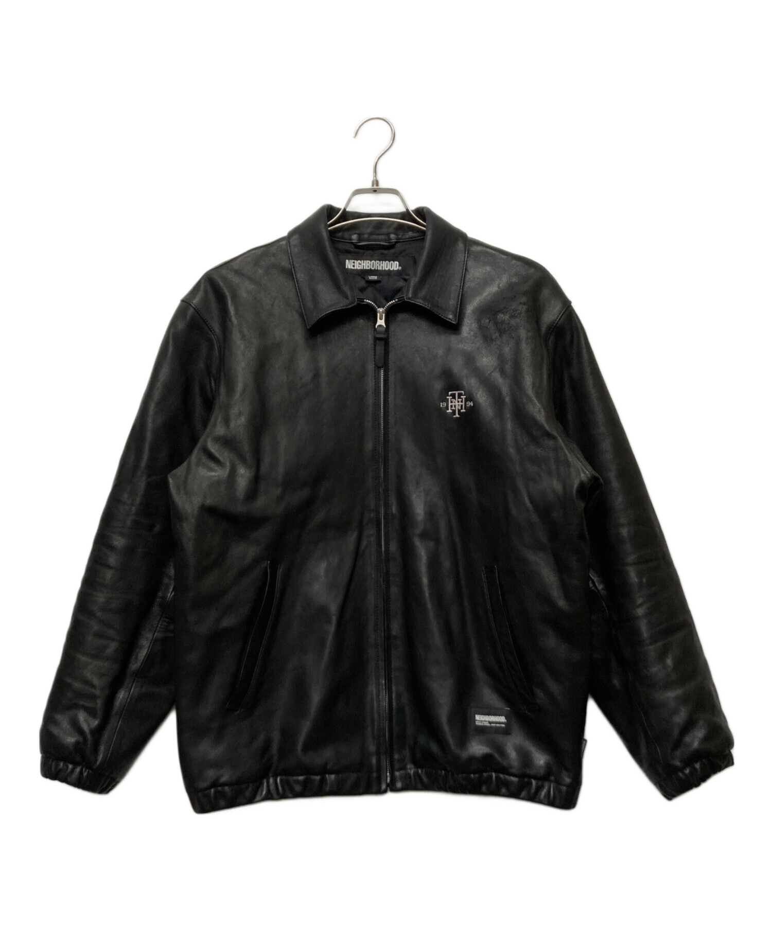 中古・古着通販】NEIGHBORHOOD (ネイバーフッド) LEATHER ZIP