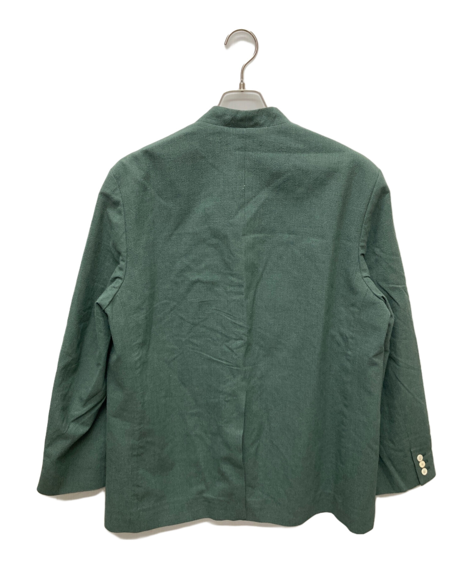中古・古着通販】seya. (セヤ) ウールシルクコットンノーカラー 