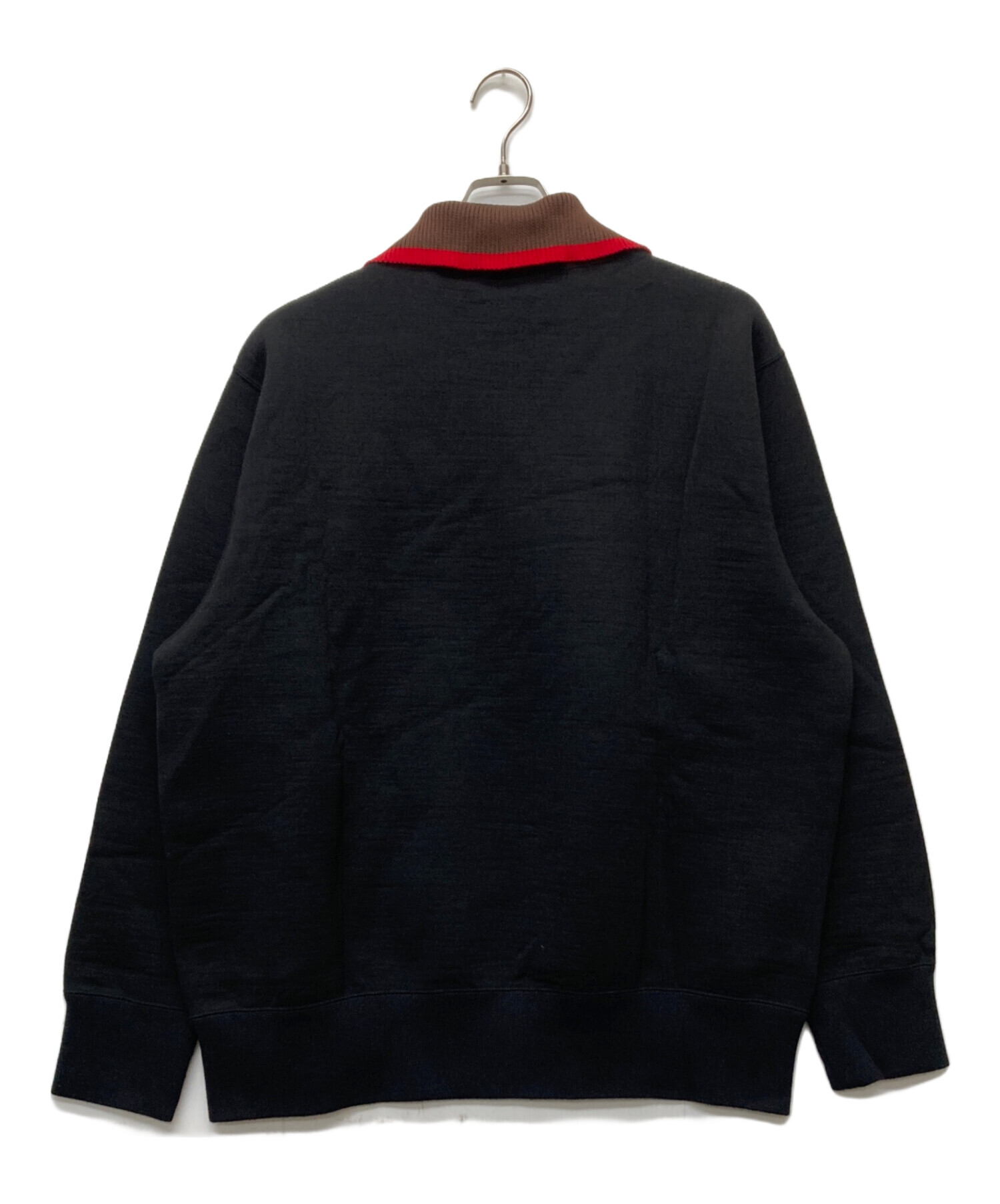 中古・古着通販】KOLOR (カラー) C-Eggplant 襟付きスウェットシャツ 