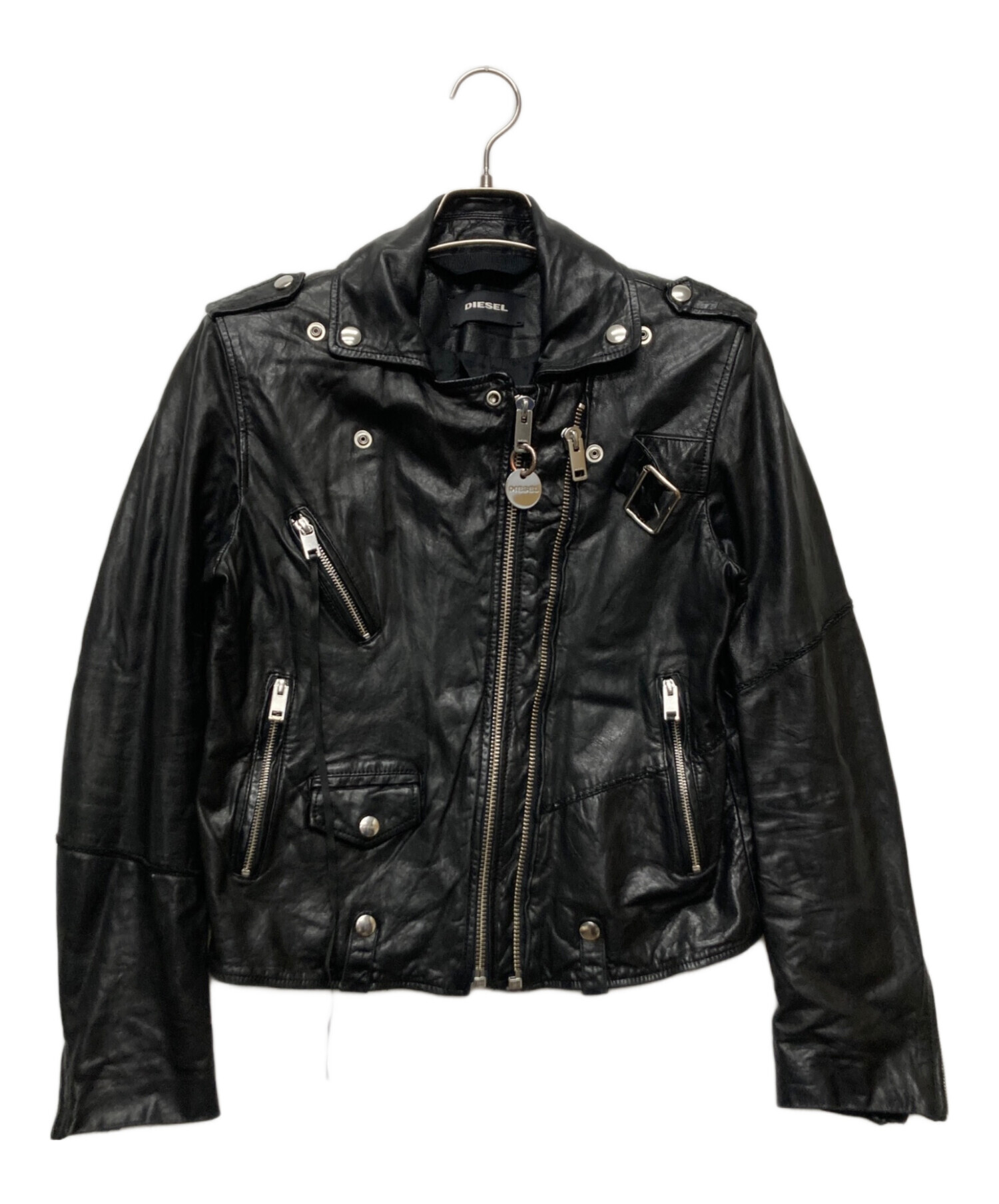 【diesel】古着　ライダースジャケット 中古・古着通販】DIESEL (ディーゼル) ダブルライダースジャケット