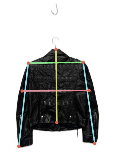 中古・古着通販】DIESEL (ディーゼル) スタッズザーライダース