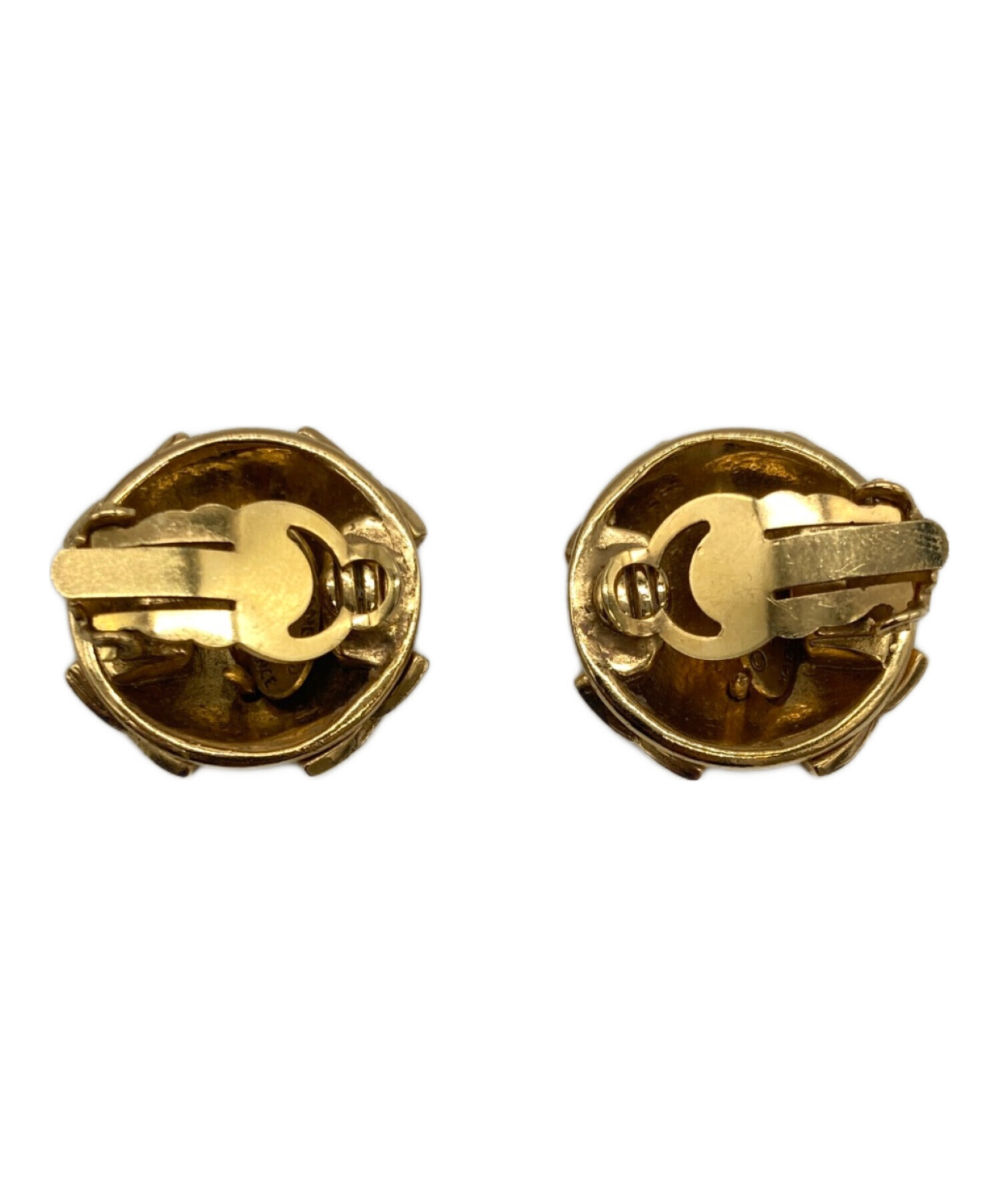 中古・古着通販】CHANEL (シャネル) ヴィンテージイヤリング ゴールド