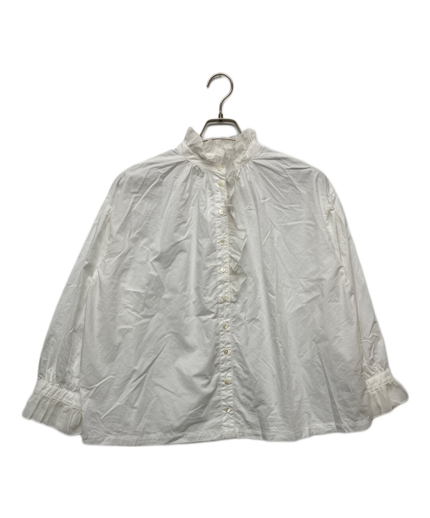 中古・古着通販】nest Robe (ネストローブ) フリルブラウス/01231-1307 