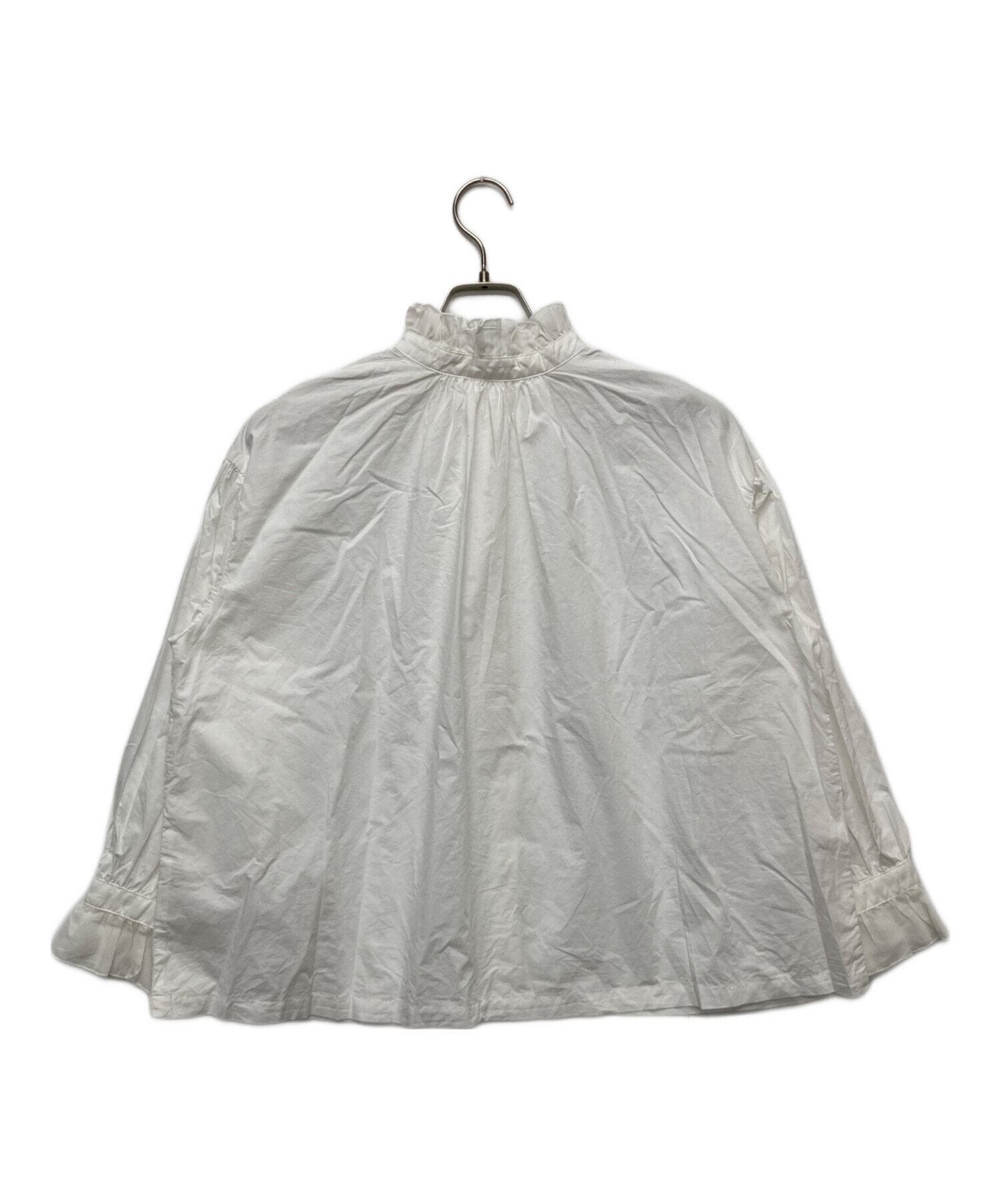 新品 ネストローブnest robe フリルブラウス ペパーミント SM2 - nest
