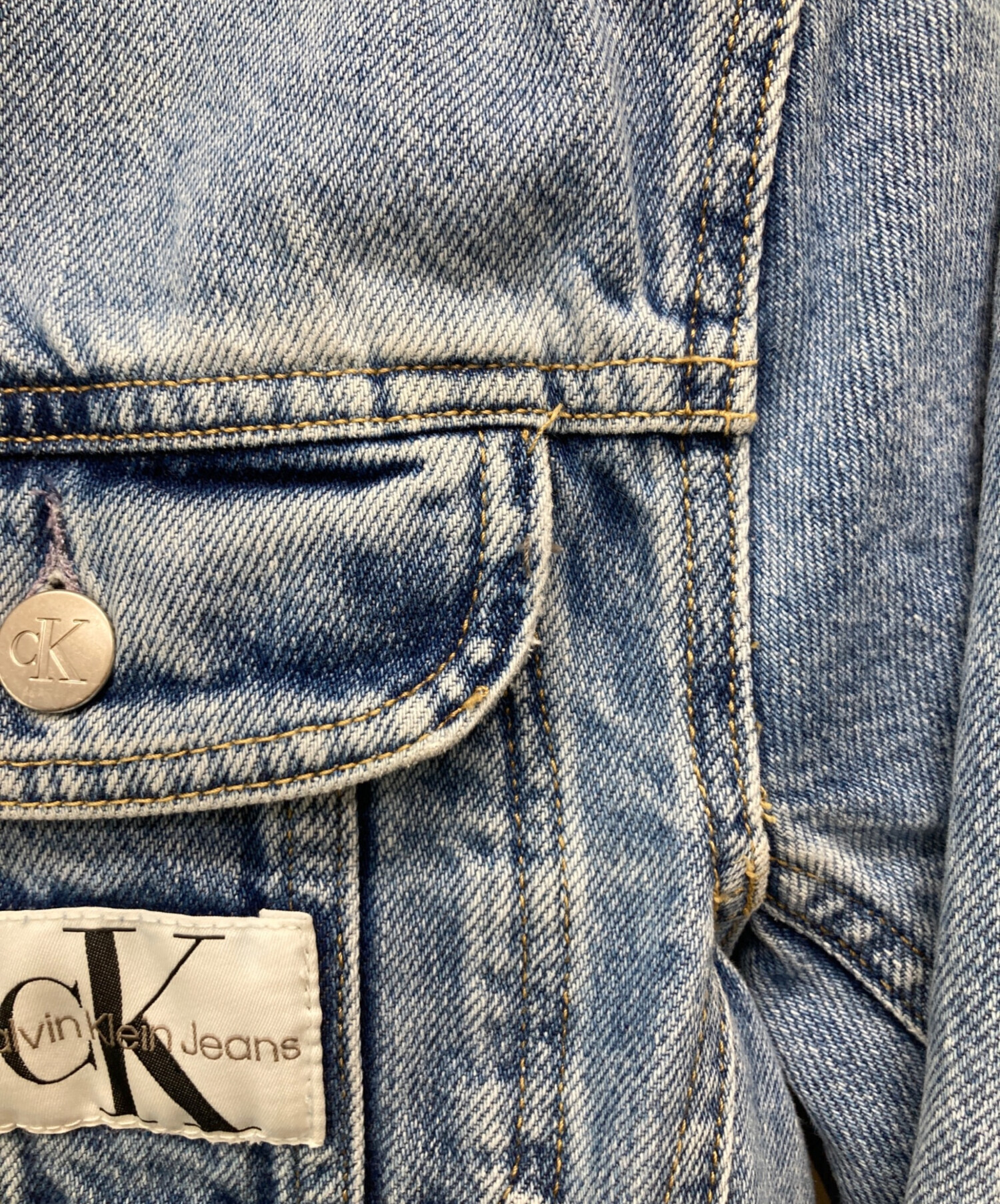 中古・古着通販】Calvin Klein (カルバンクライン) デニムジャケット