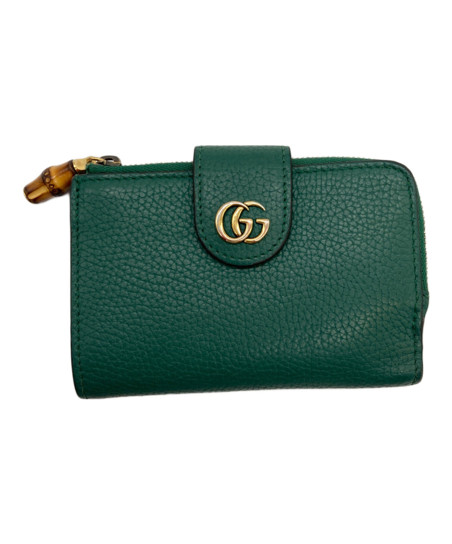 中古・古着通販】GUCCI (グッチ) バンブー付き ダブルG ミディアム