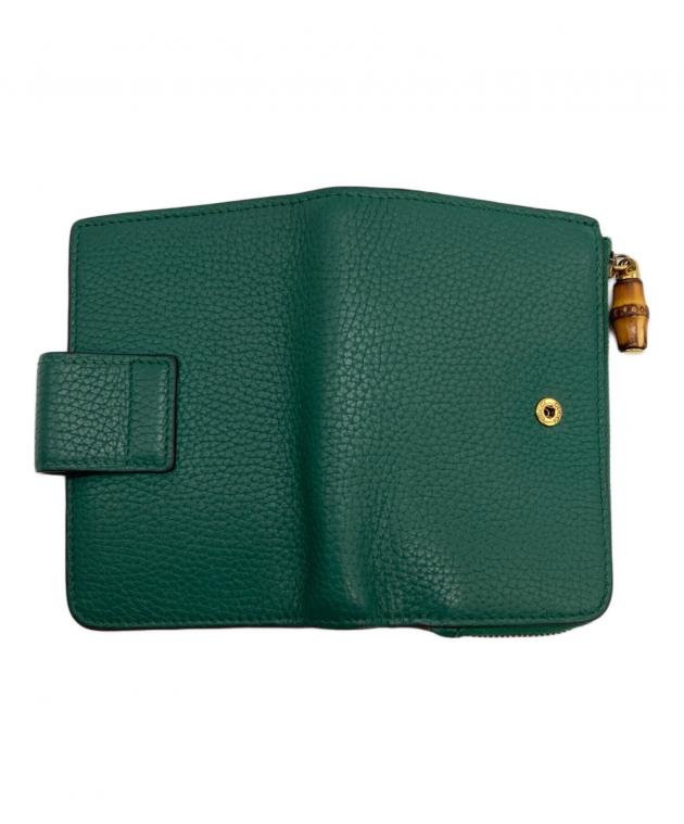 中古・古着通販】GUCCI (グッチ) バンブー付き ダブルG ミディアム