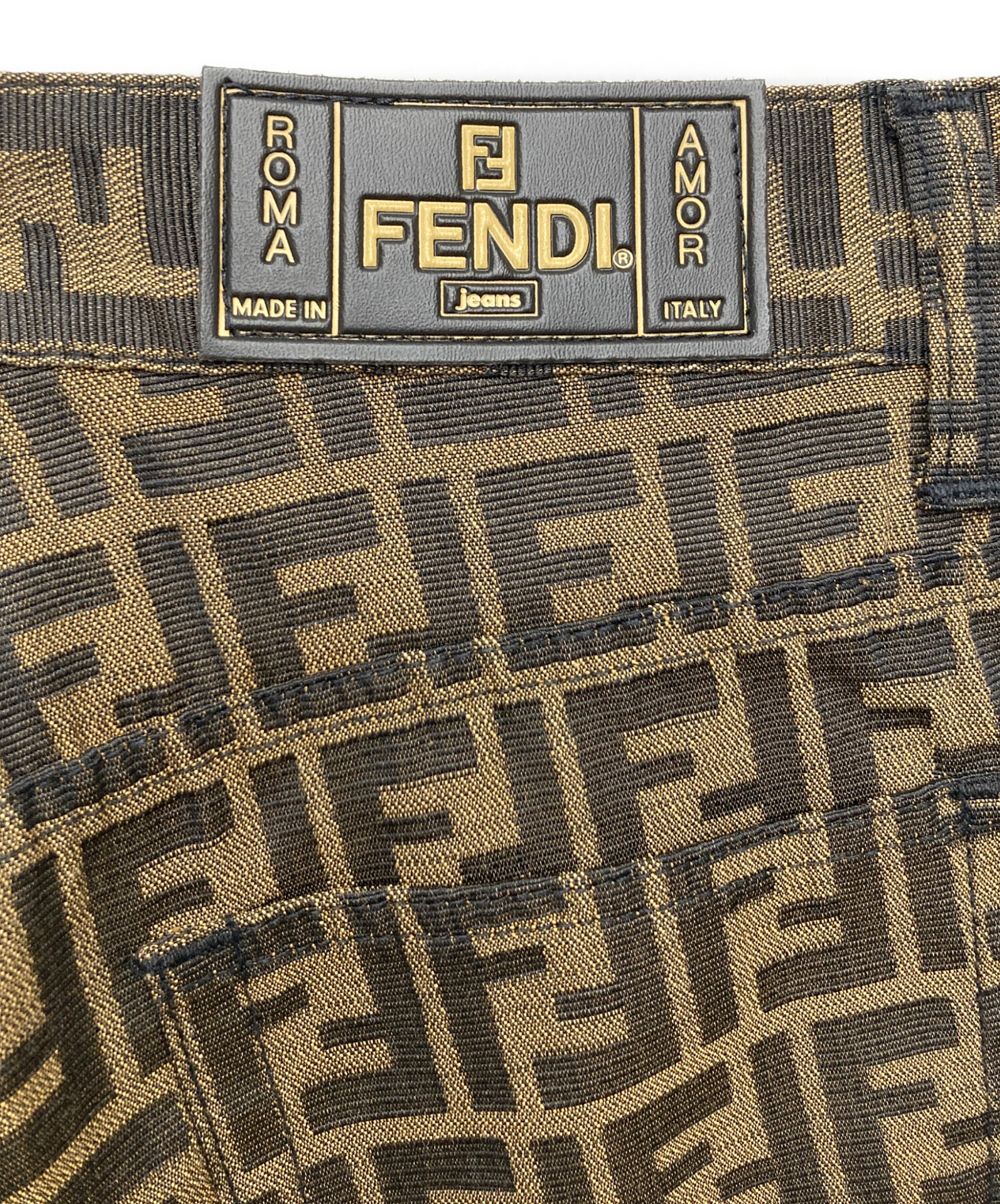中古・古着通販】FENDI (フェンディ) ズッカ柄パンツ/01 520010 66960