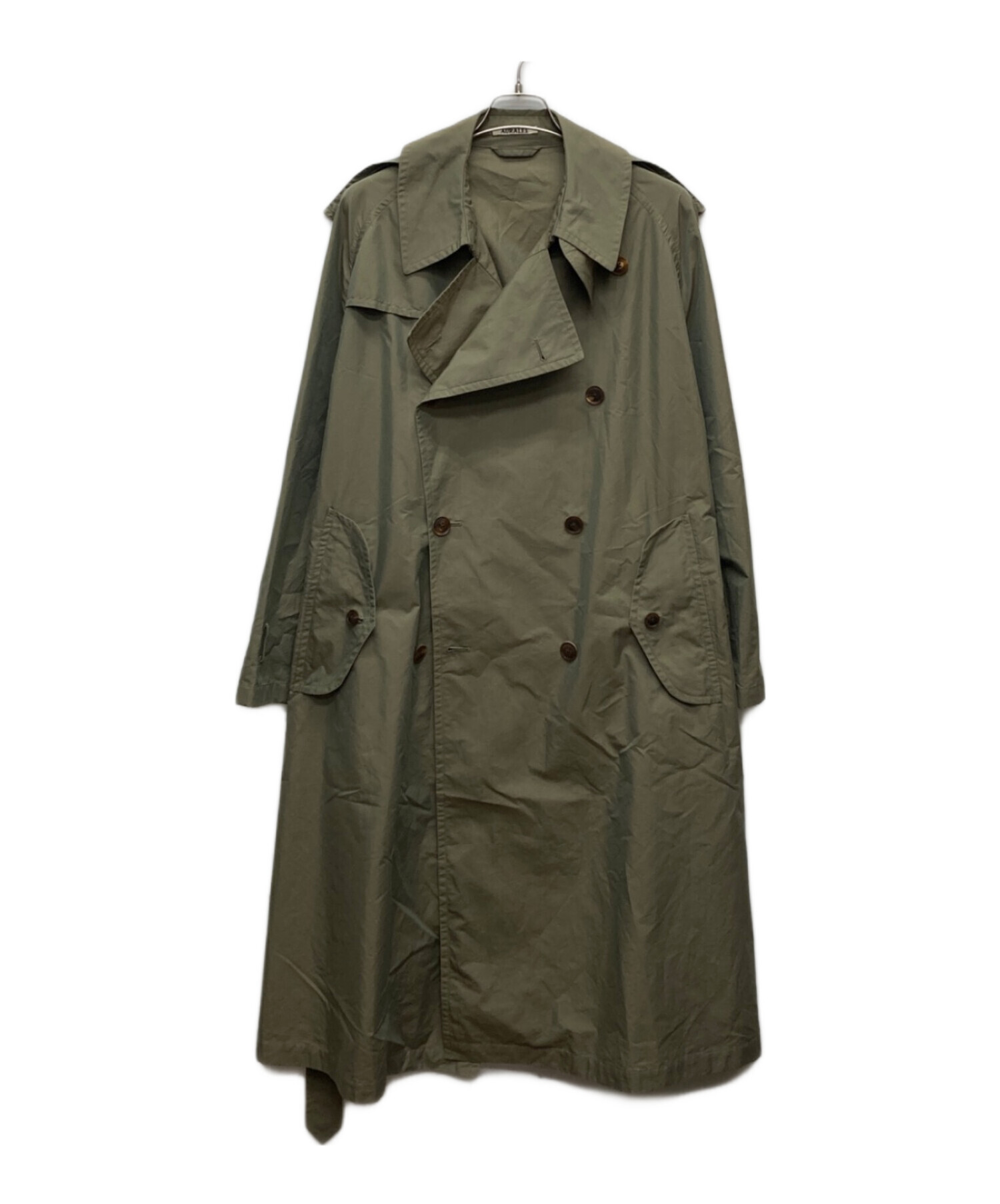中古・古着通販】AURALEE (オーラリー) FINX POLYESTER BIG TRENCH