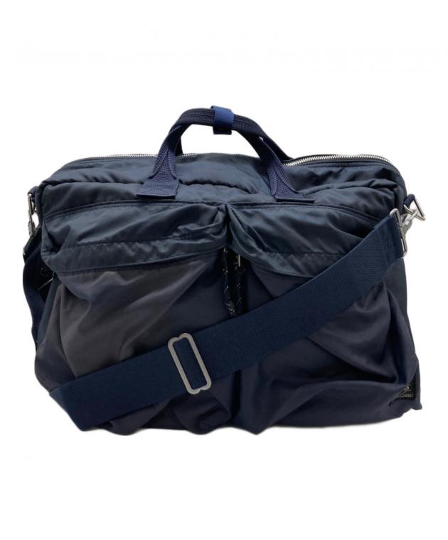 【激レア】PORTER タクティカル ボディバッグ ネイビー 未使用級 Y2K 中古・古着通販】PORTER (ポーター) FORCE 3WAY BRIEFCAS/855-07594