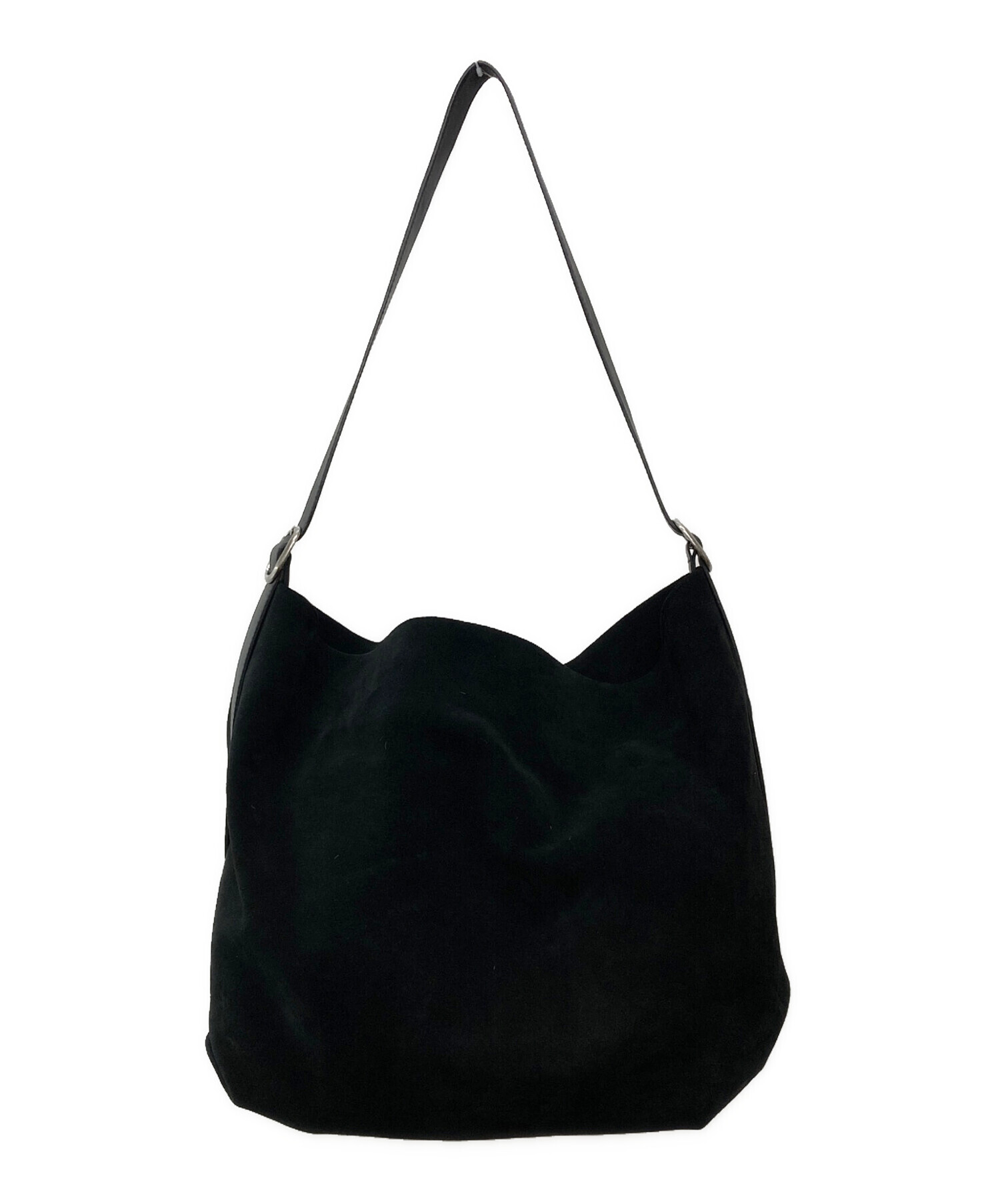 中古・古着通販】OHOTORO (オオトロ) carlos suede bag ブラック