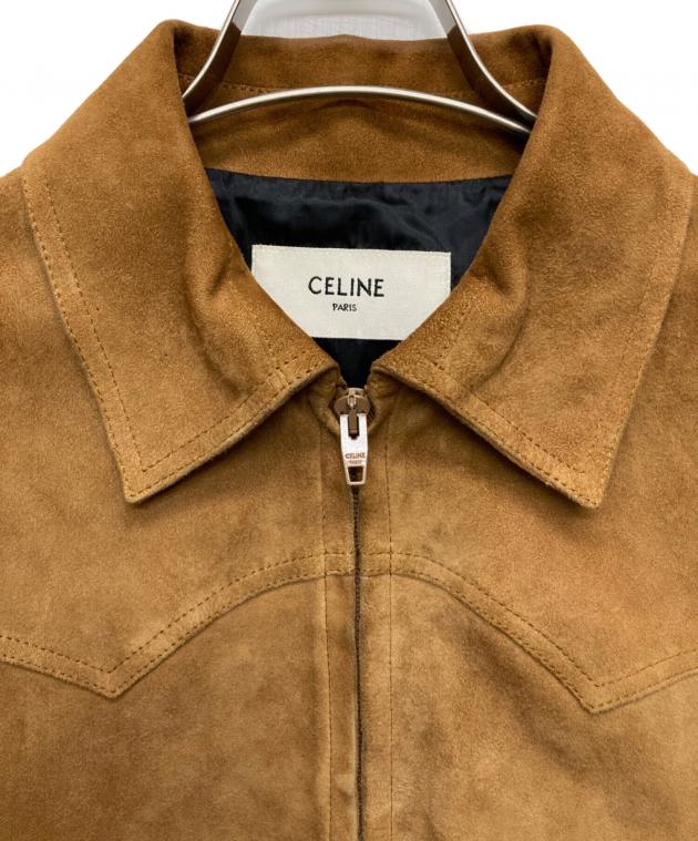 中古・古着通販】CELINE (セリーヌ) スウェードレザージップアップ