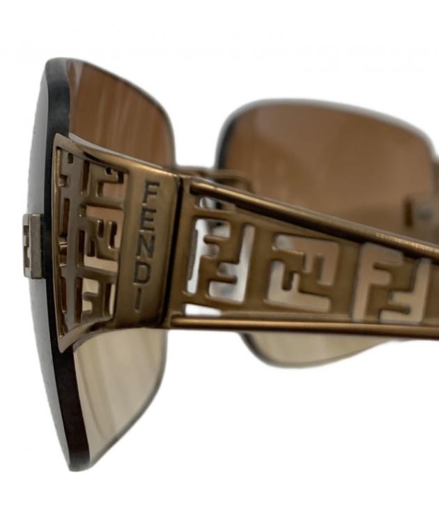 中古・古着通販】FENDI (フェンディ) ズッカ柄リムレスサングラス