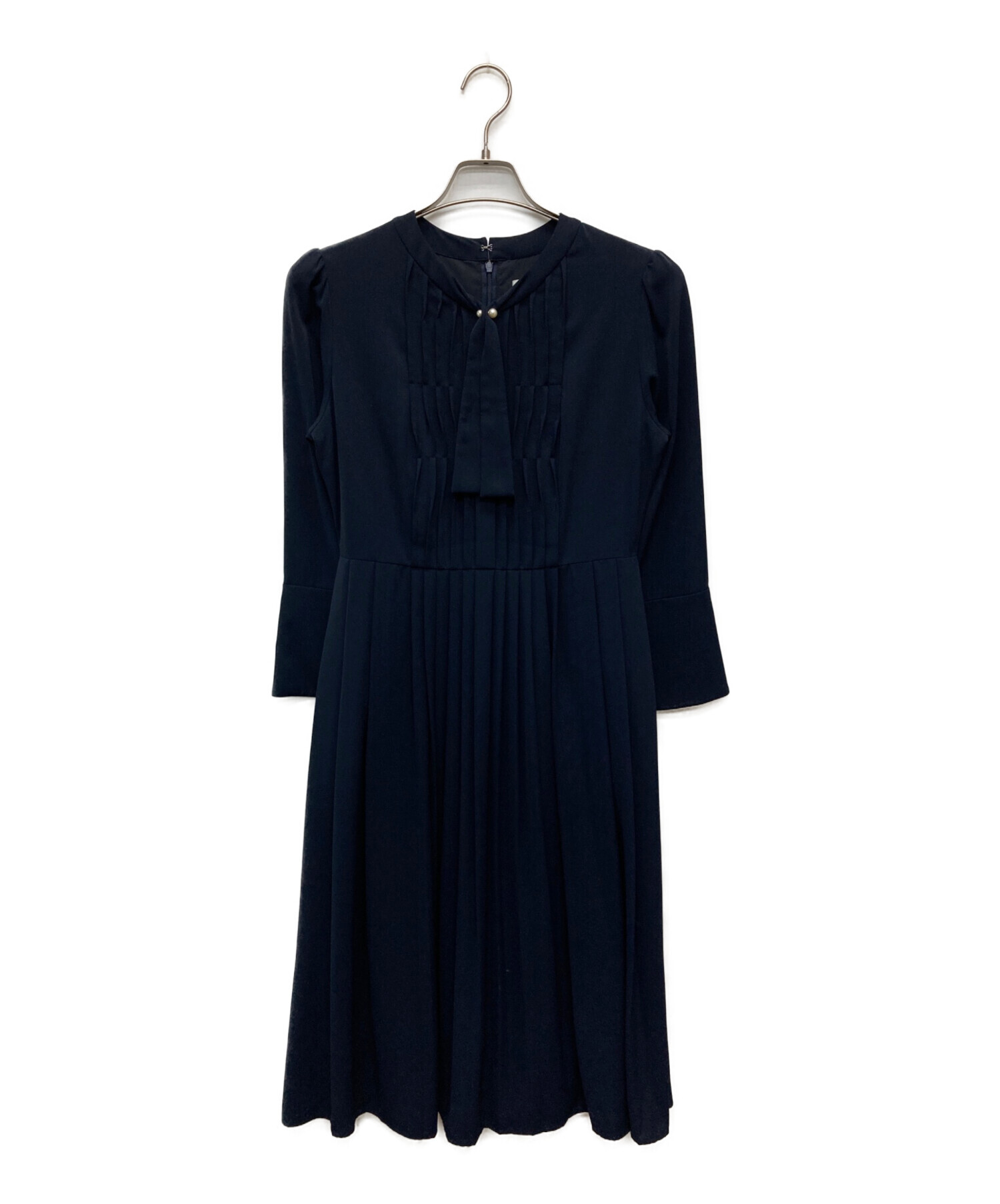中古・古着通販】CELFORD (セルフォード) ボウタイプリーツワンピース