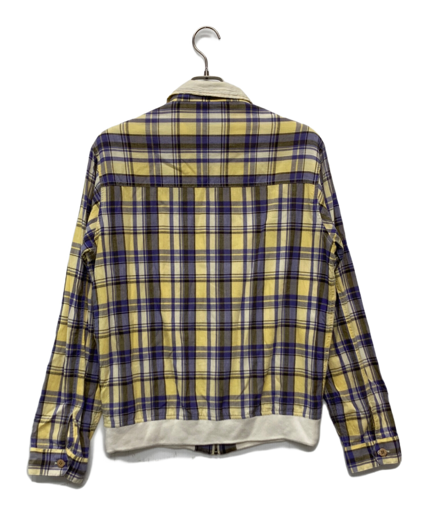 STUSSY ステューシー ジャケット チェック M イエロー 0711 【公式通販】