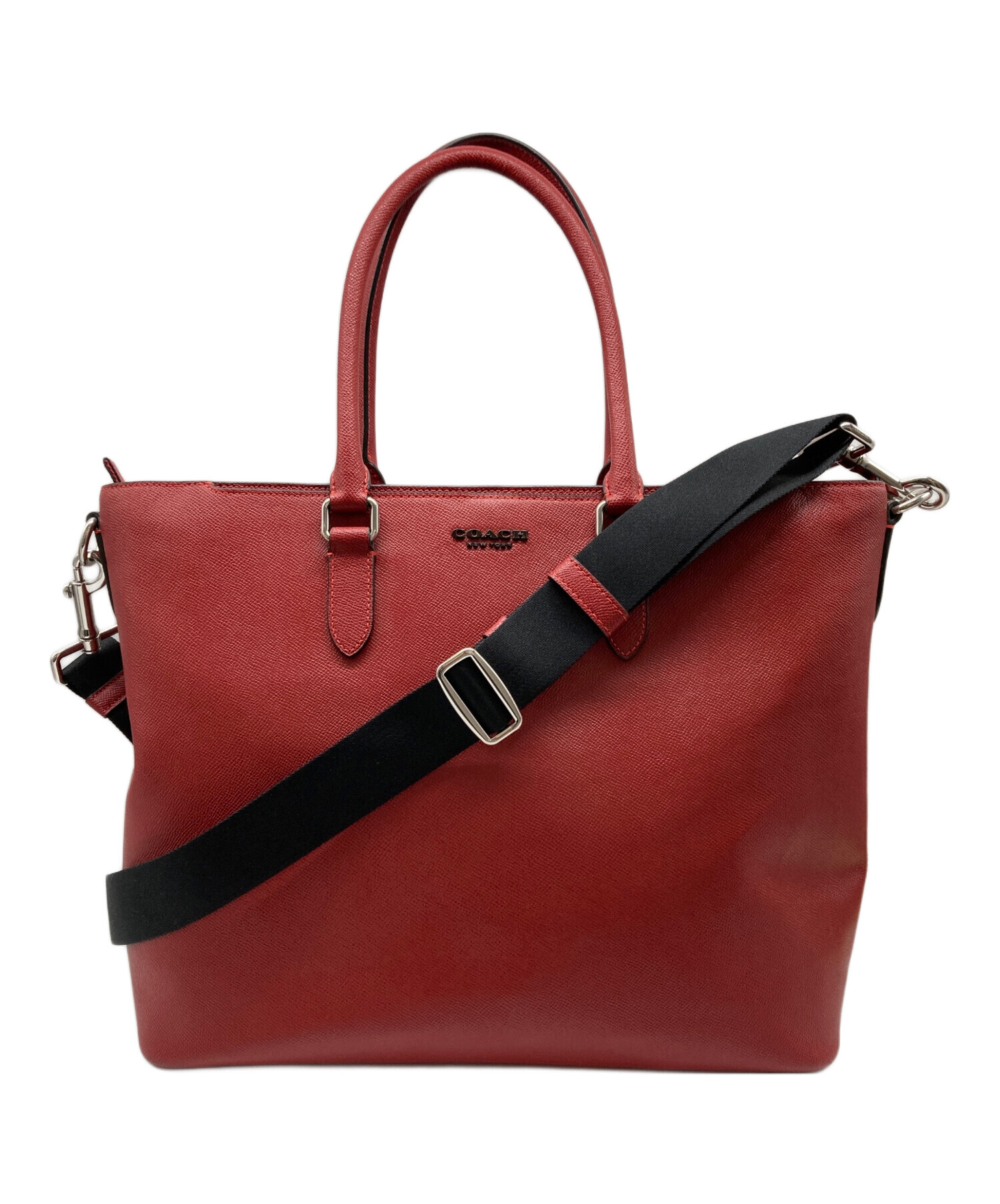 未使用　コーチ/COACH 2wayバッグ　US製赤色 中古・古着通販】COACH (コーチ) 2WAYバッグ レッド｜ブランド・古着