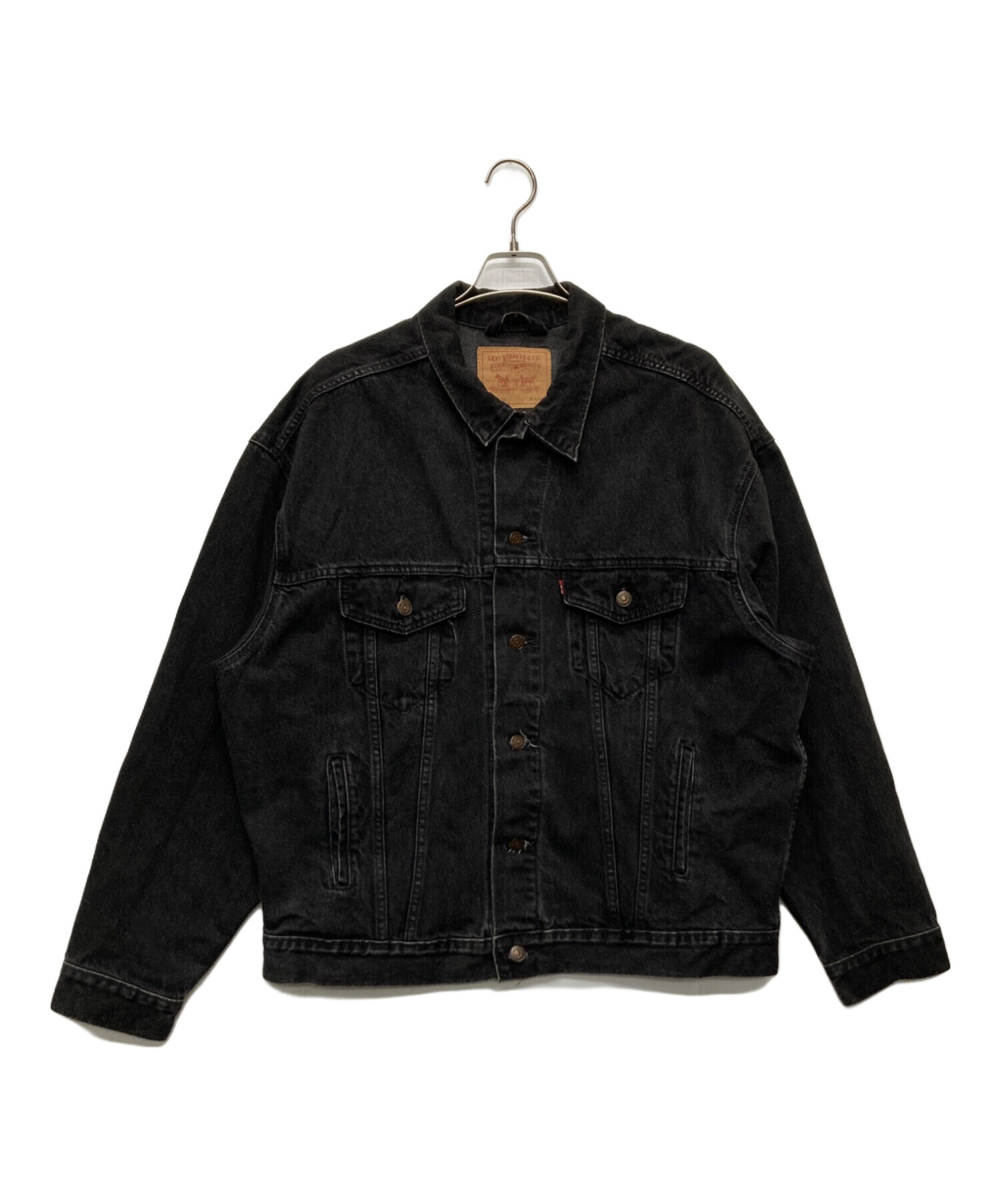 ✨新品未使用✨Levi's 417 ブラックデニムジャケット　黒　オーバーサイズ 中古・古着通販】LEVI'S (リーバイス) ヴィンテージブラックデニム