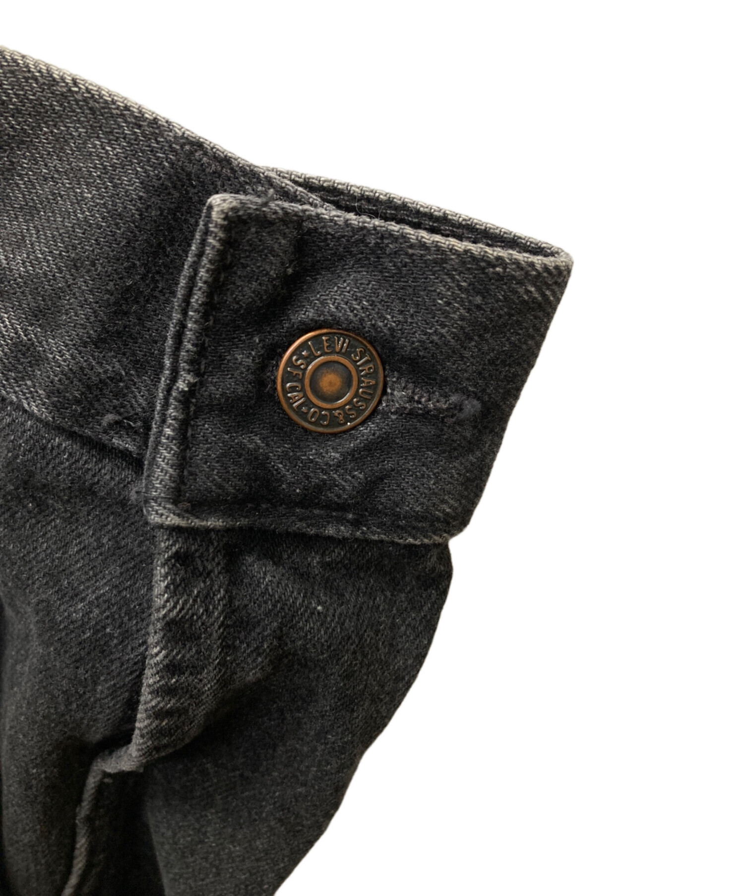 中古・古着通販】LEVI'S (リーバイス) ヴィンテージブラックデニム