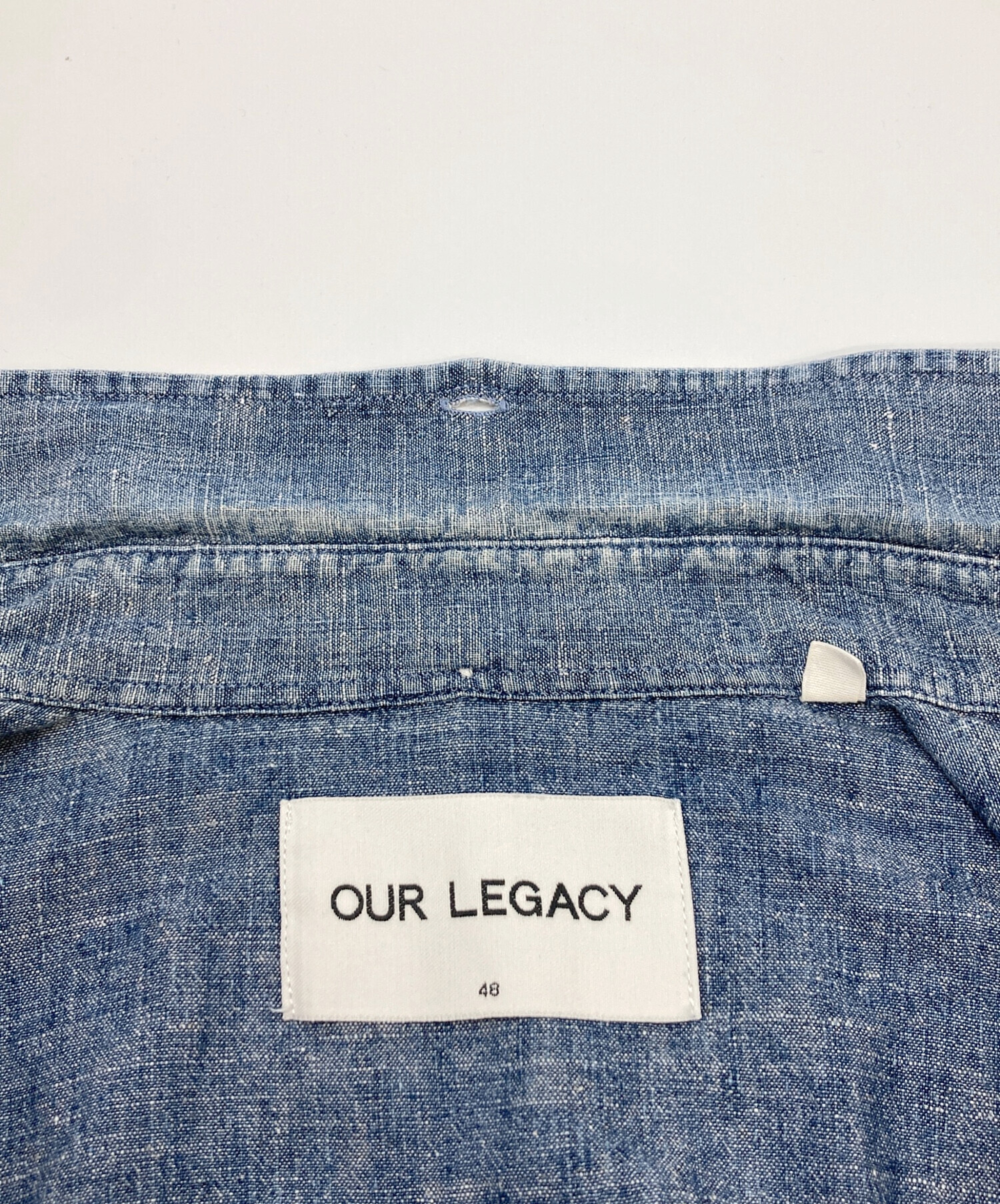 中古・古着通販】OUR LEGACY (アワーレガシー) BLUE CHAMBRAY ヘンプ 