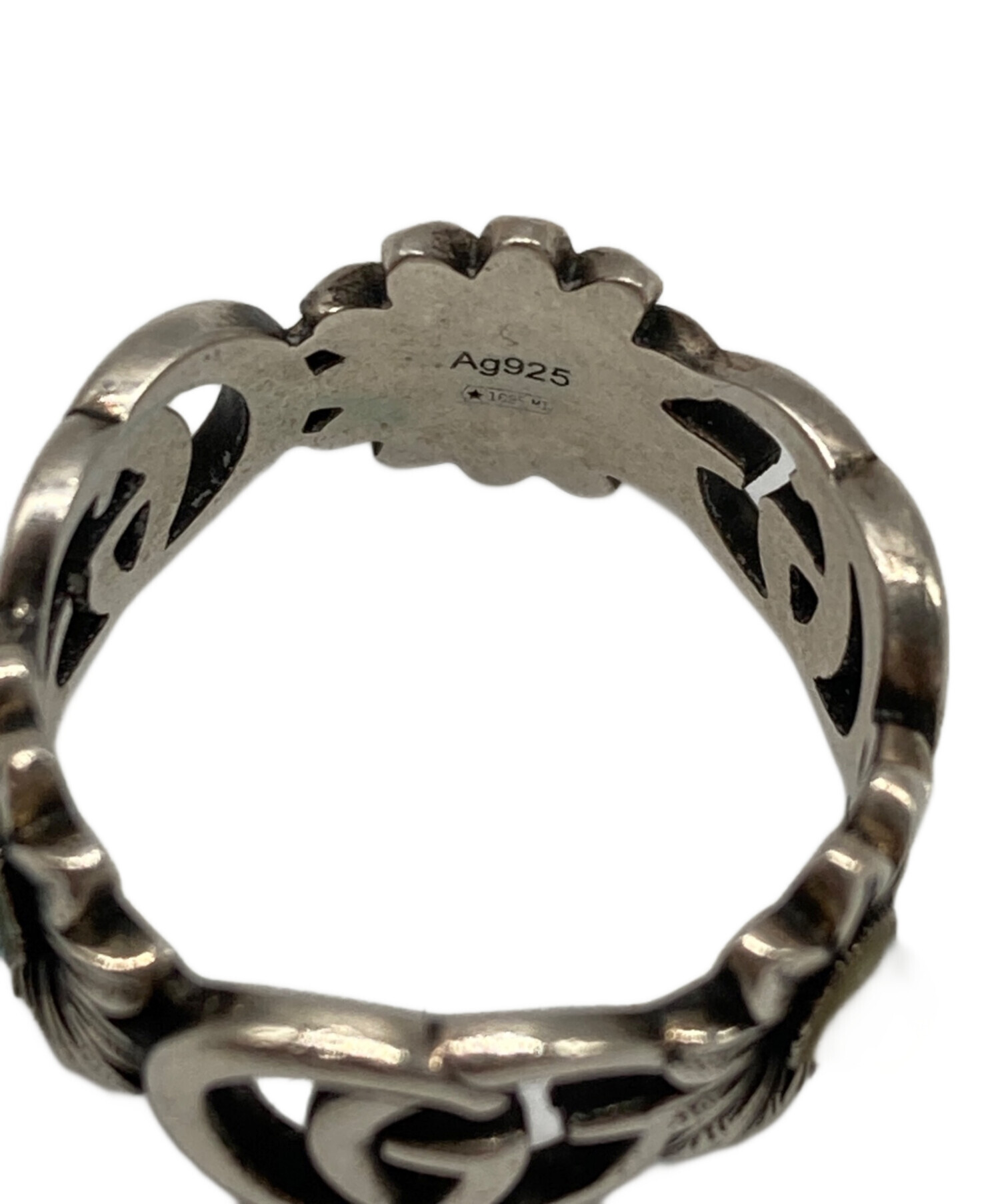 中古・古着通販】GUCCI (グッチ) マザーオブパールリング シルバー